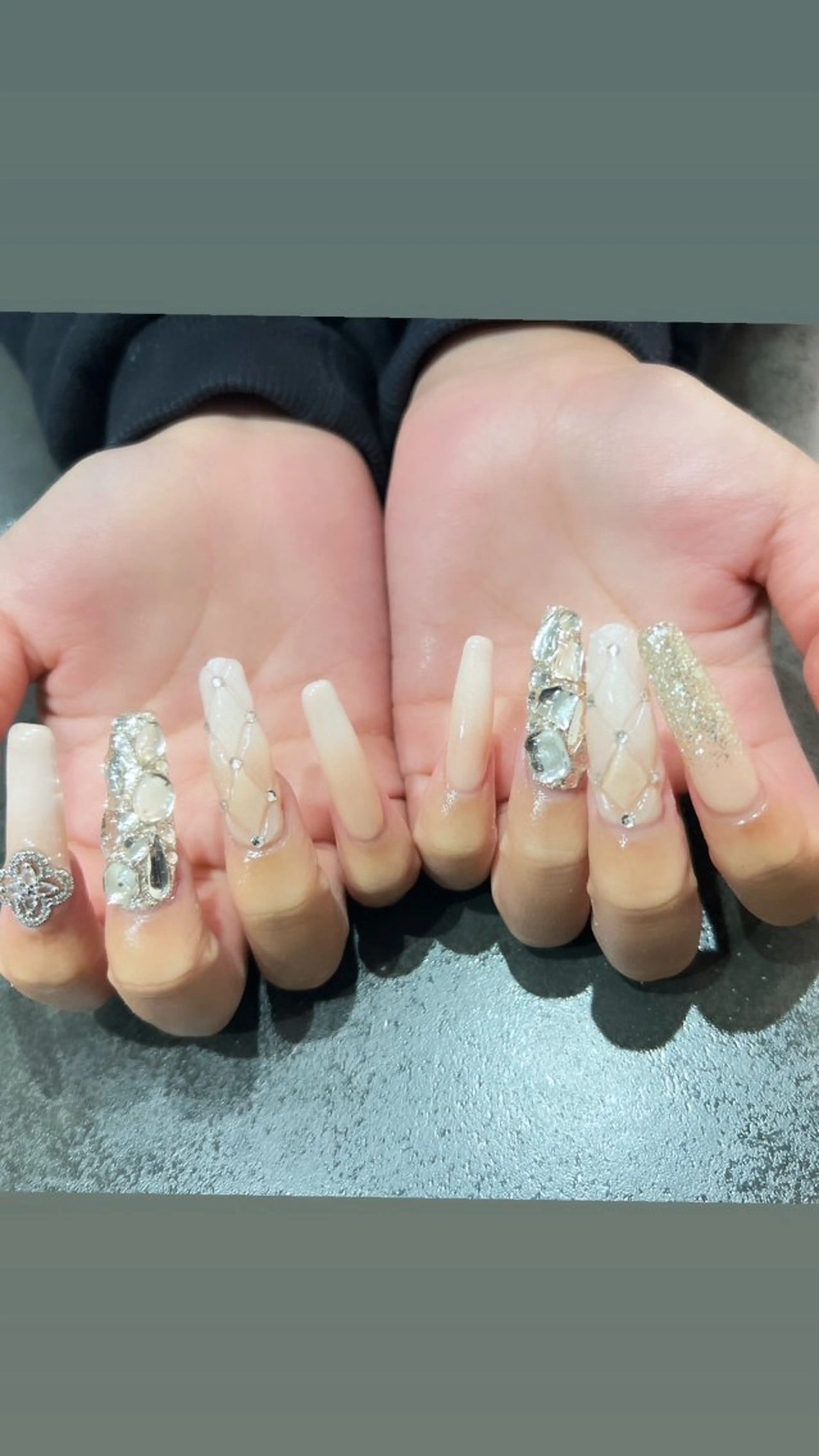 ネイル 長さ出し 持ち込み 88-nail. MAKIのネイルデザイン