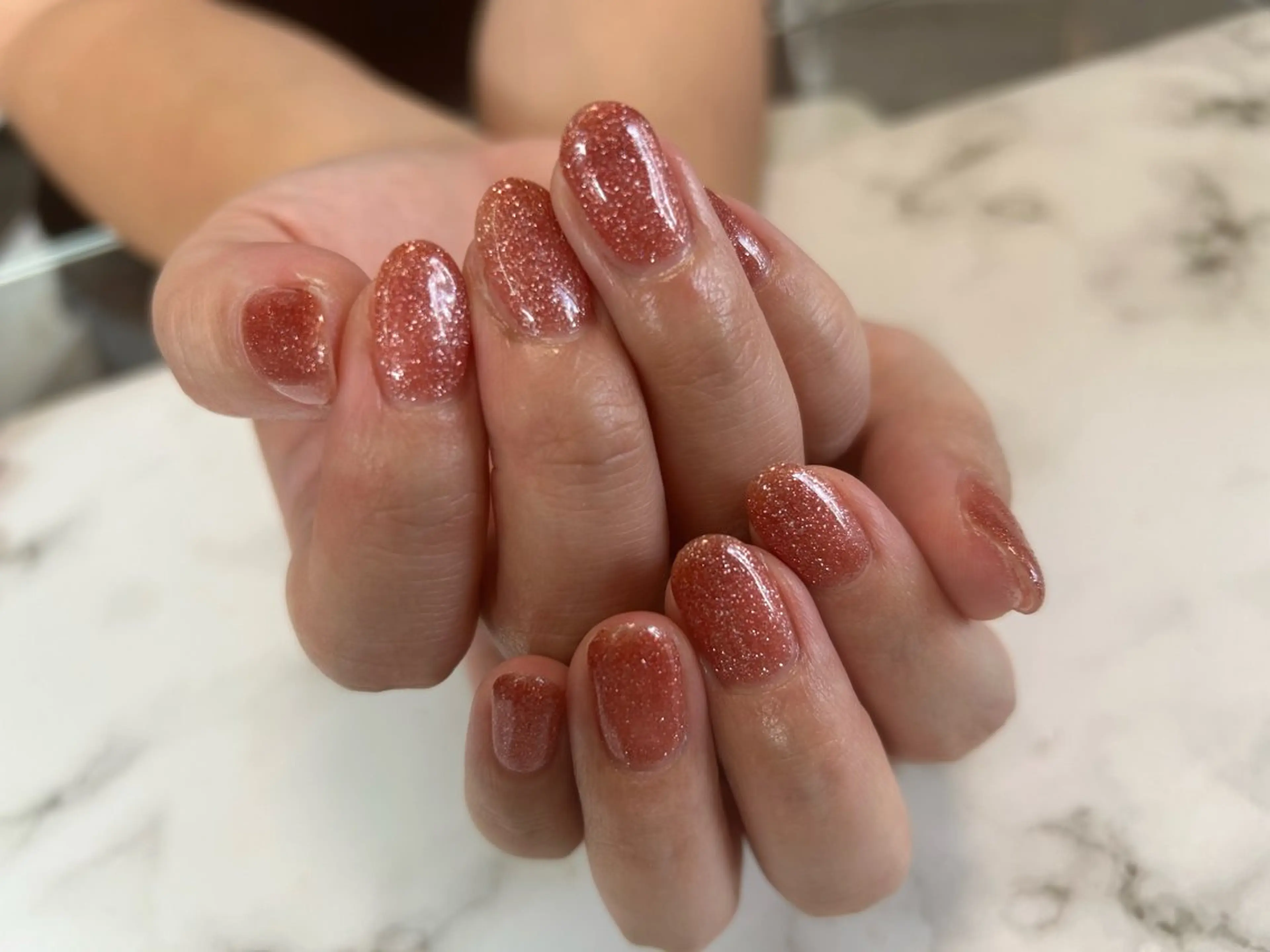 ネイル フラッシュネイル キラキラネイル ラメ(グリッター) シンプルネイル Nail Stellaのネイルデザイン