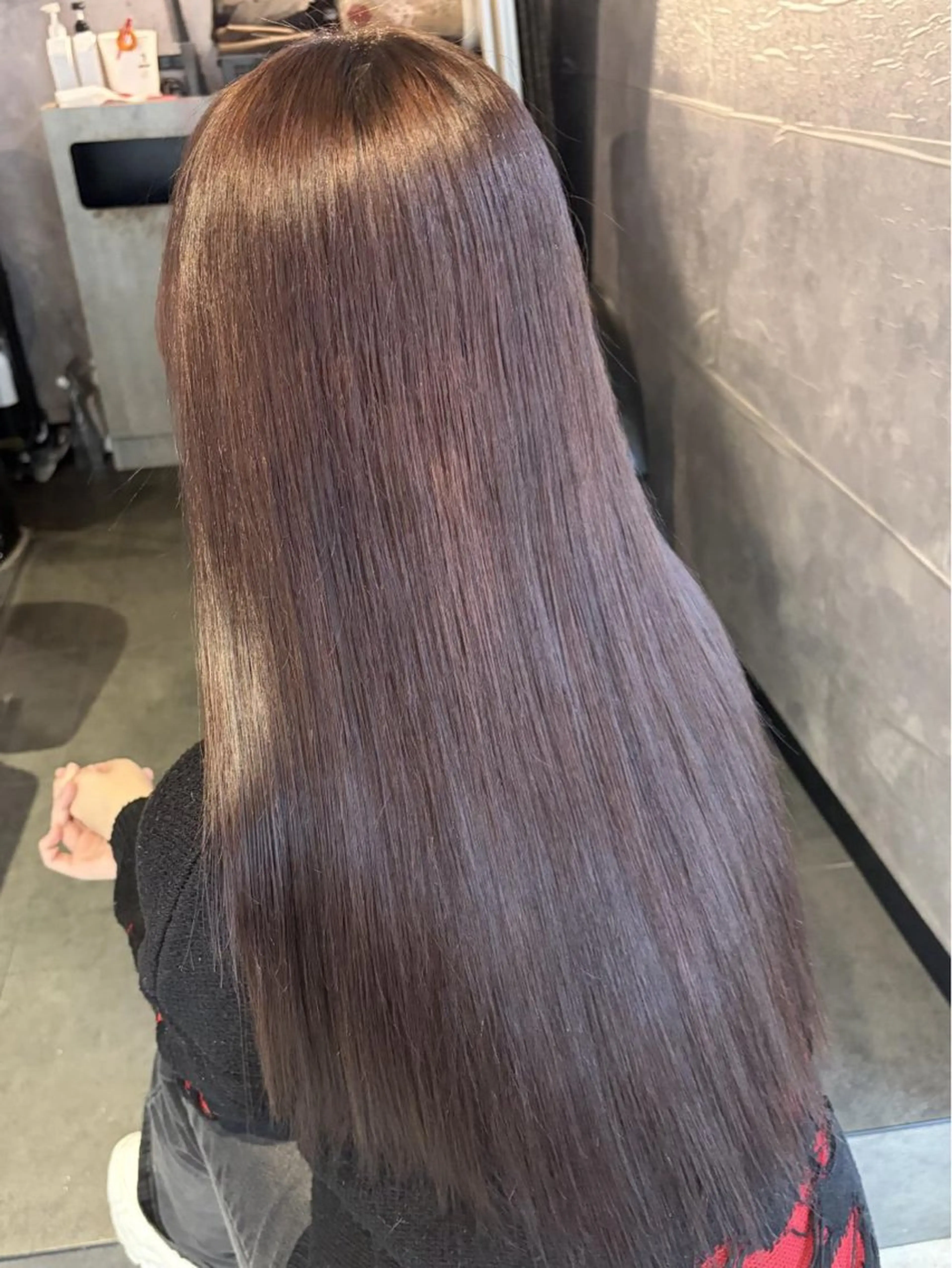 ロング カラー elu あやね‎🤍🫧のヘアスタイル