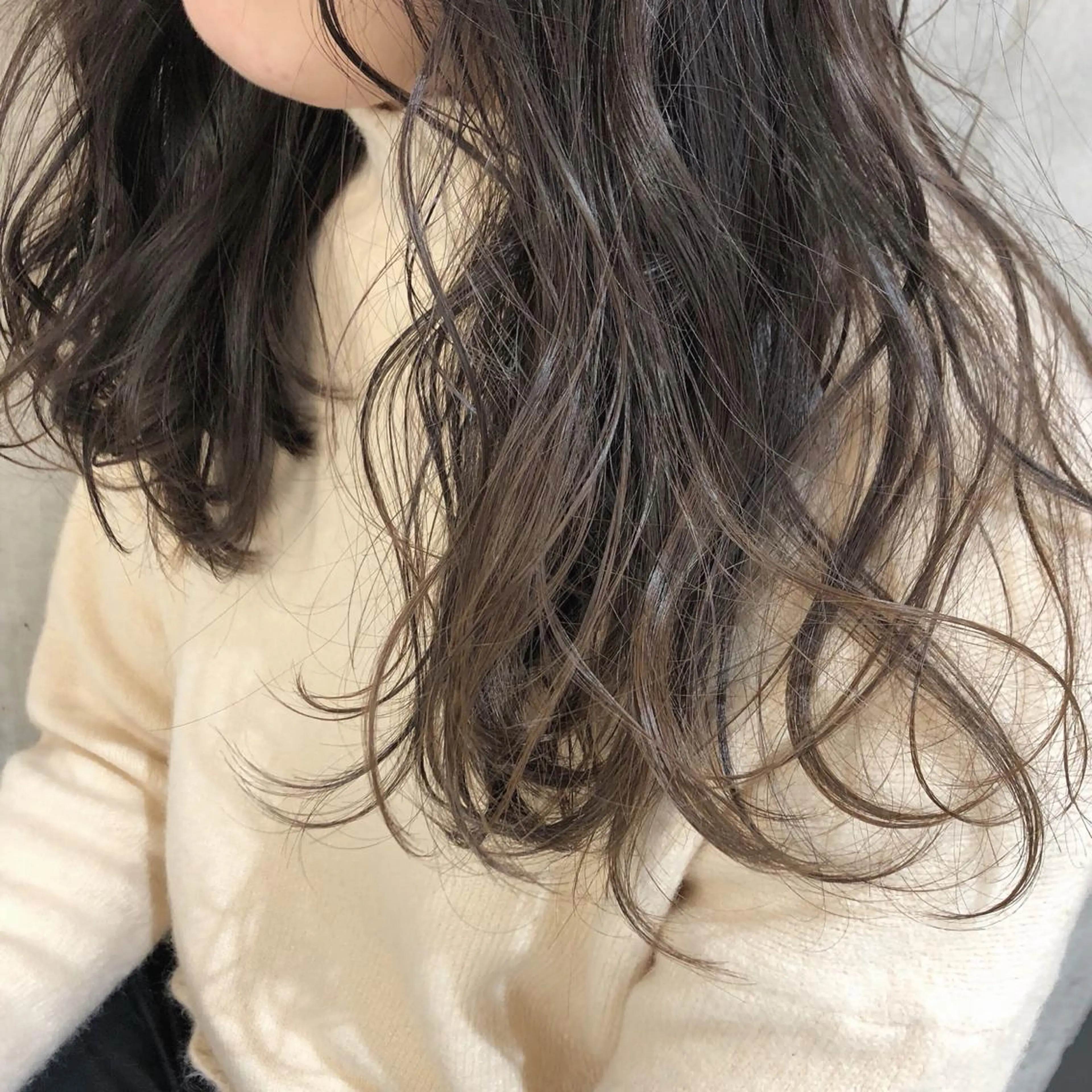 ロング 顔周りカット/髪質改 善/新宿/畑中稔里のヘアスタイル