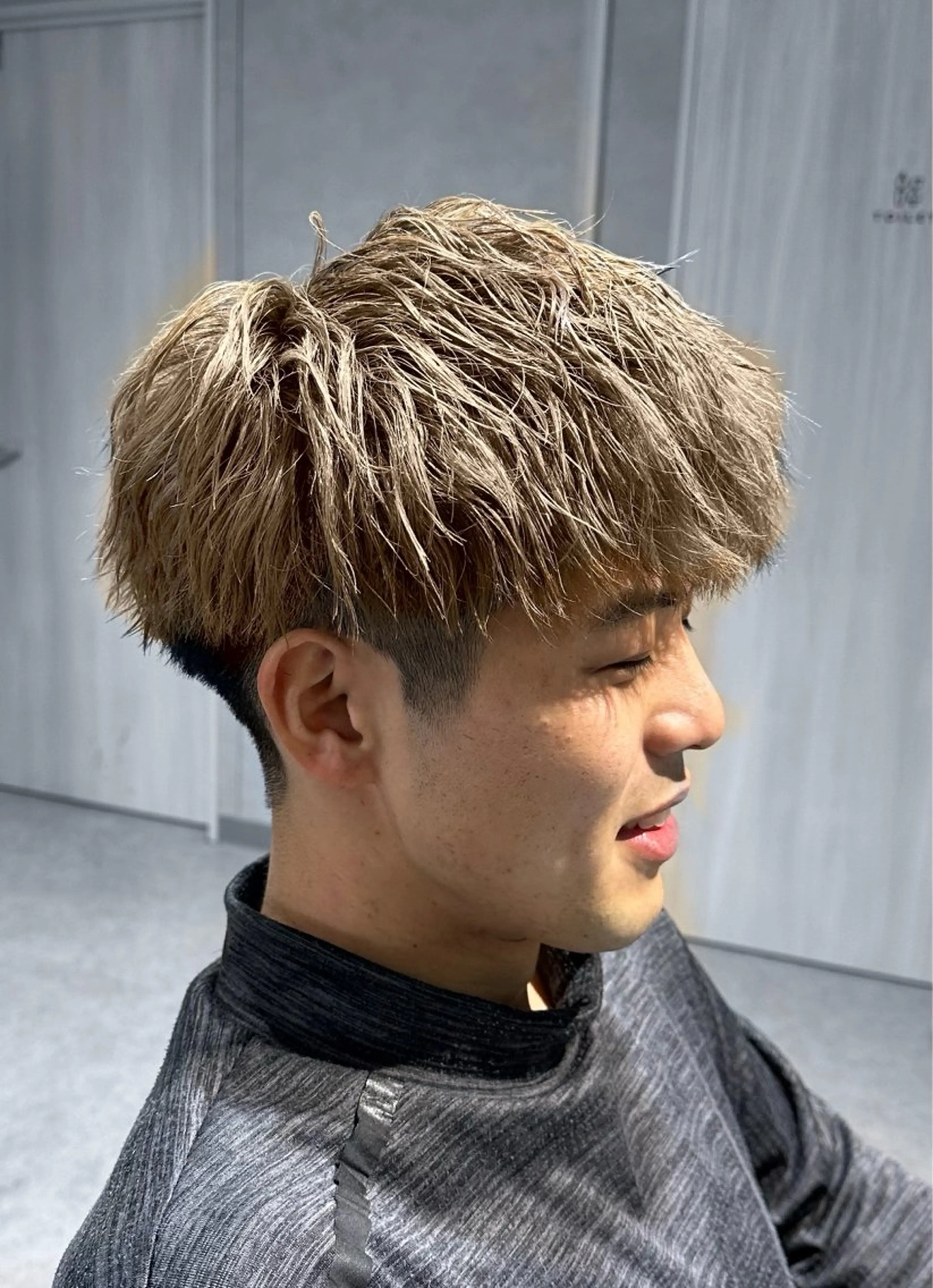 カラー パーマ メンズ 野村 俊太のヘアスタイル