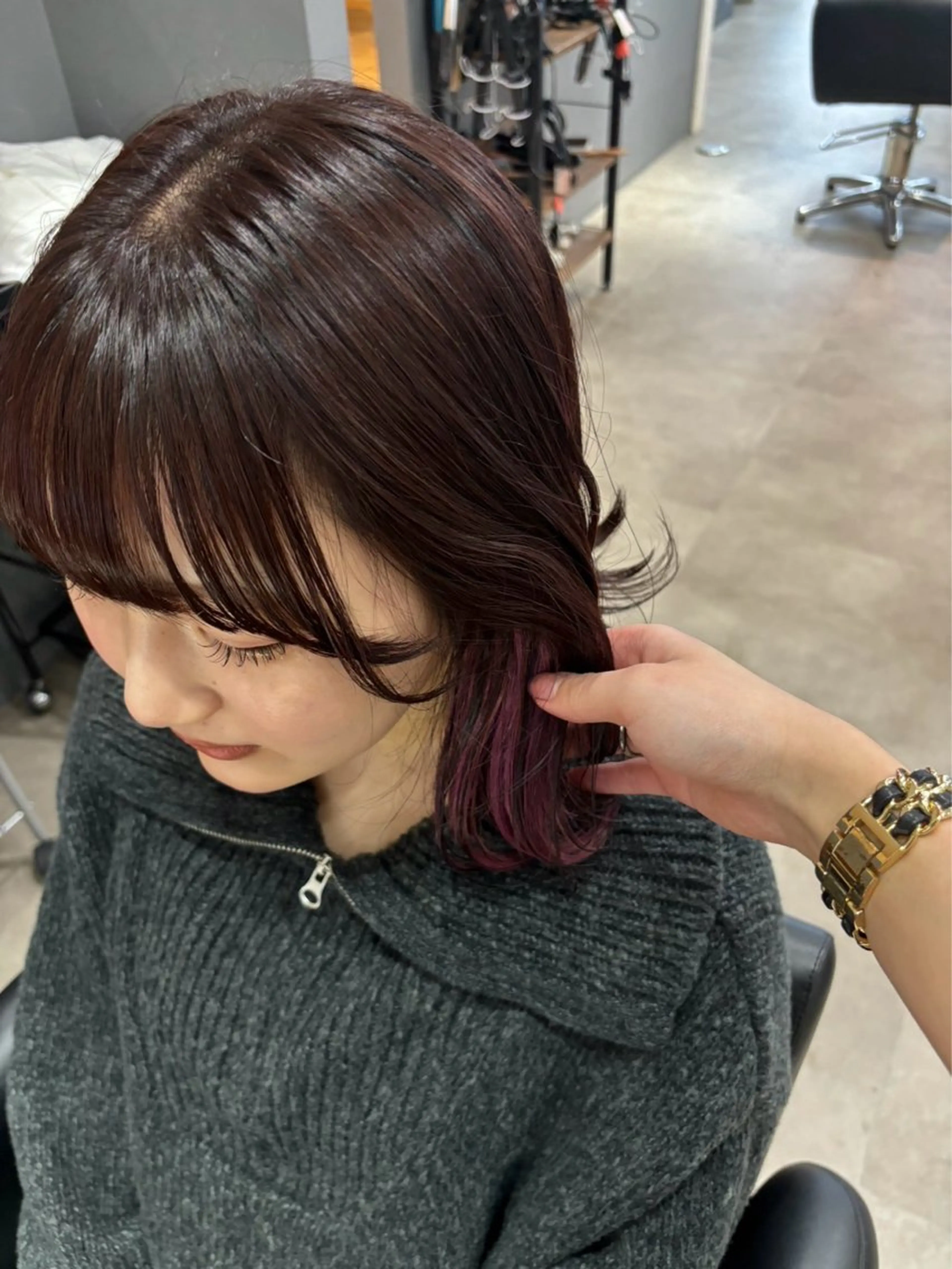 ミディアム 愛されヘア🎀 hinanoのヘアスタイル