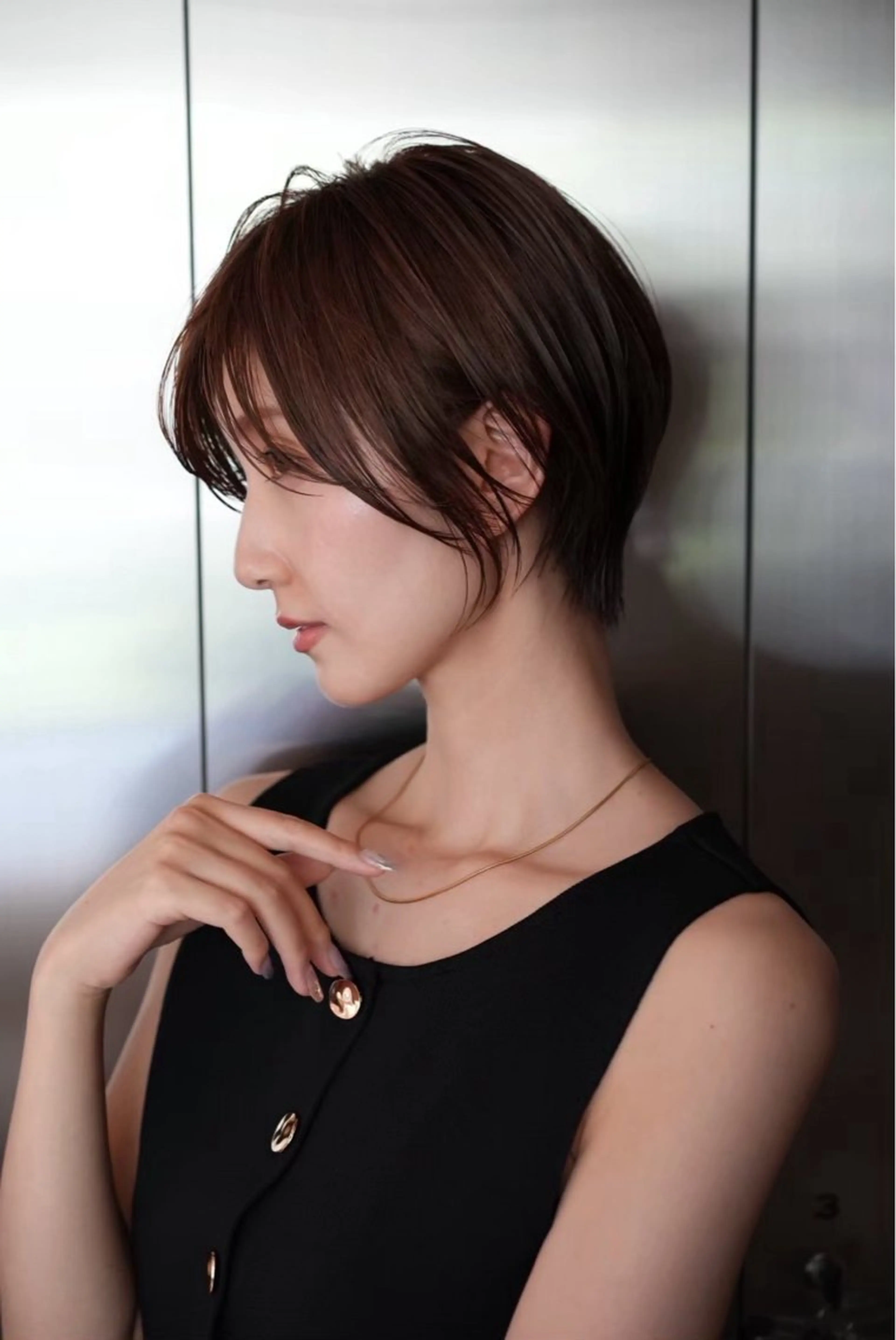 ショート カラー 加賀 千聖 /soigneのヘアスタイル