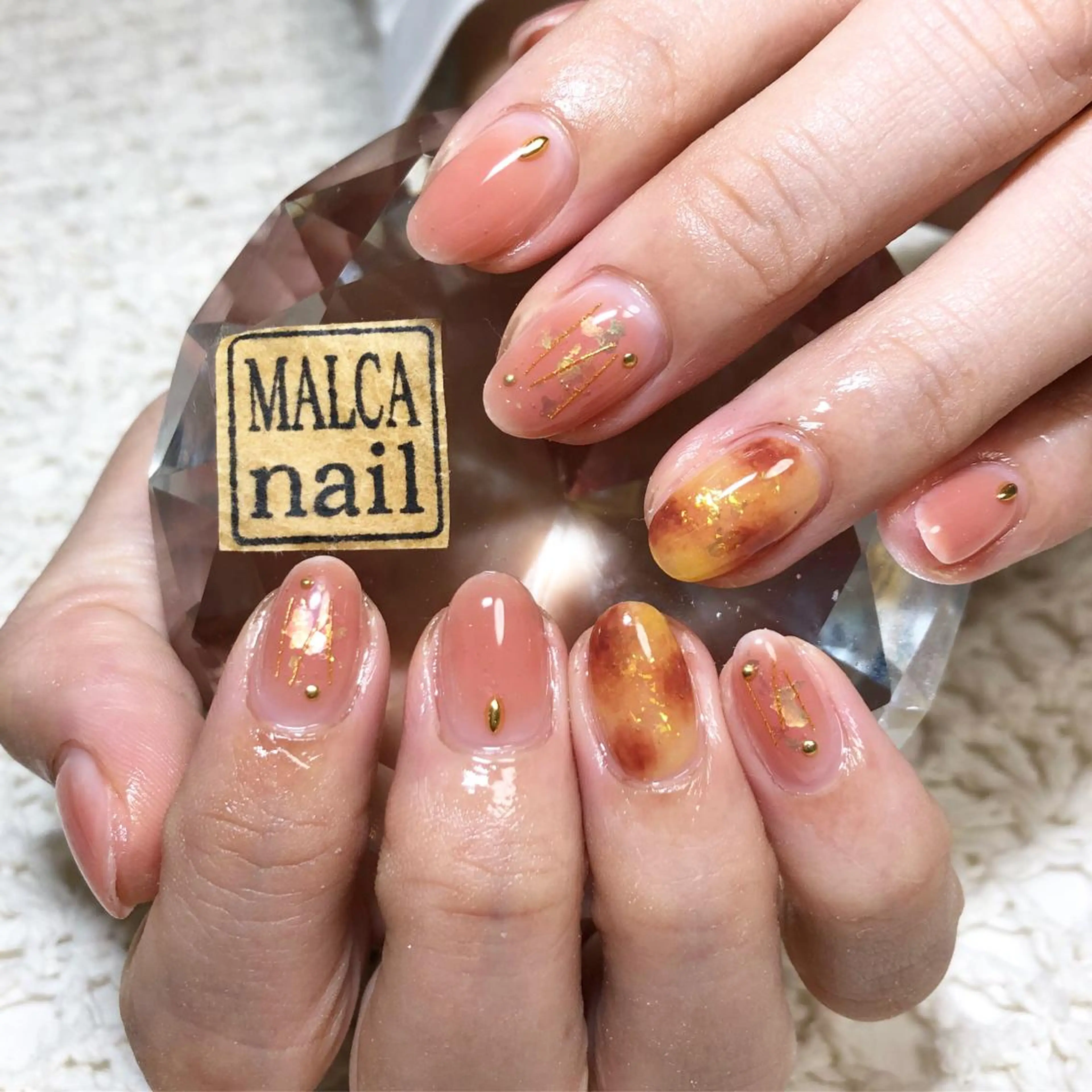 ロング カラー ヘアアレンジ キッズ ネイル マツエク・マツパ MALCAnail(マルカネイル)所属・荒木 莉奈のネイルデザイン