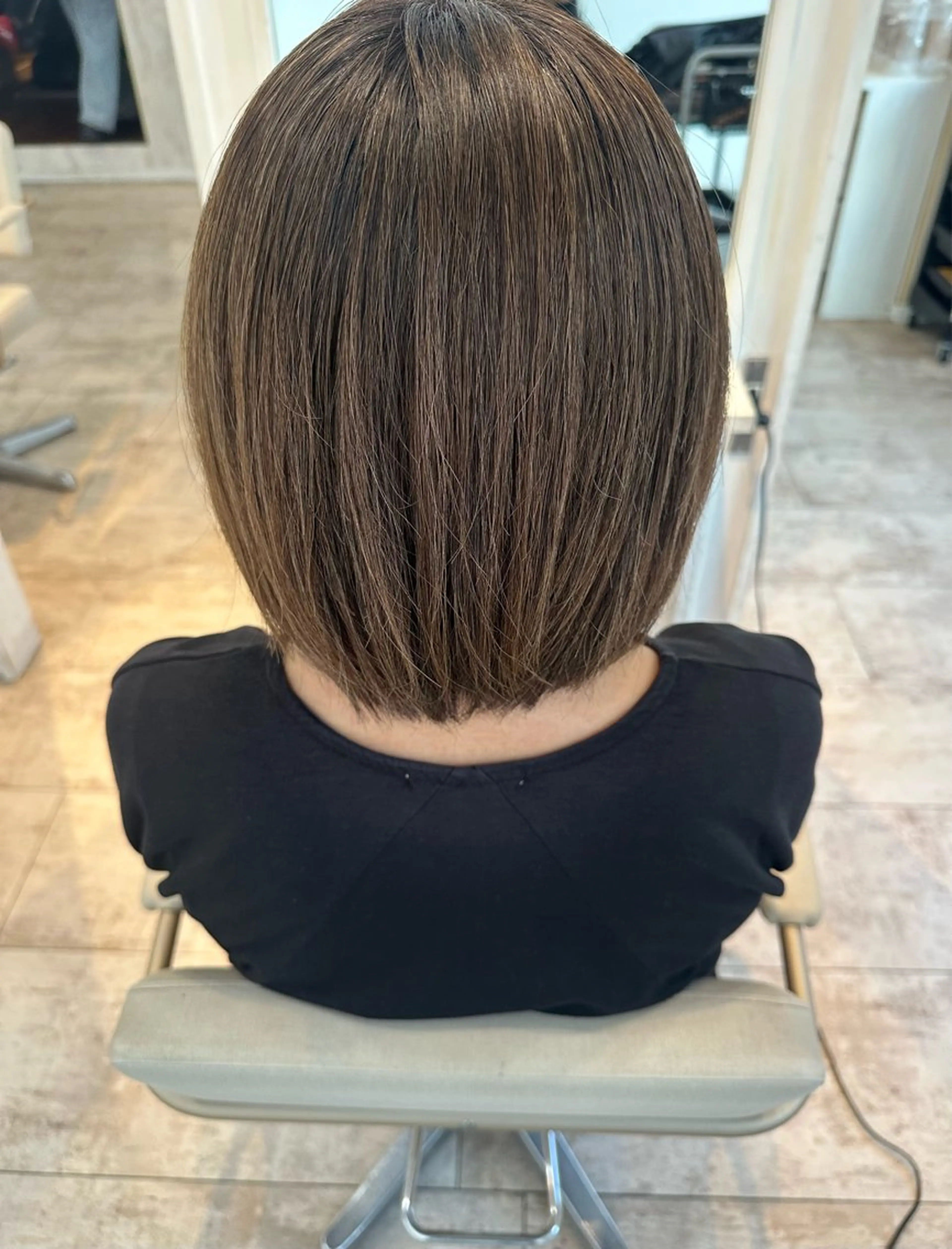 カラー 中坊 琴美のヘアスタイル