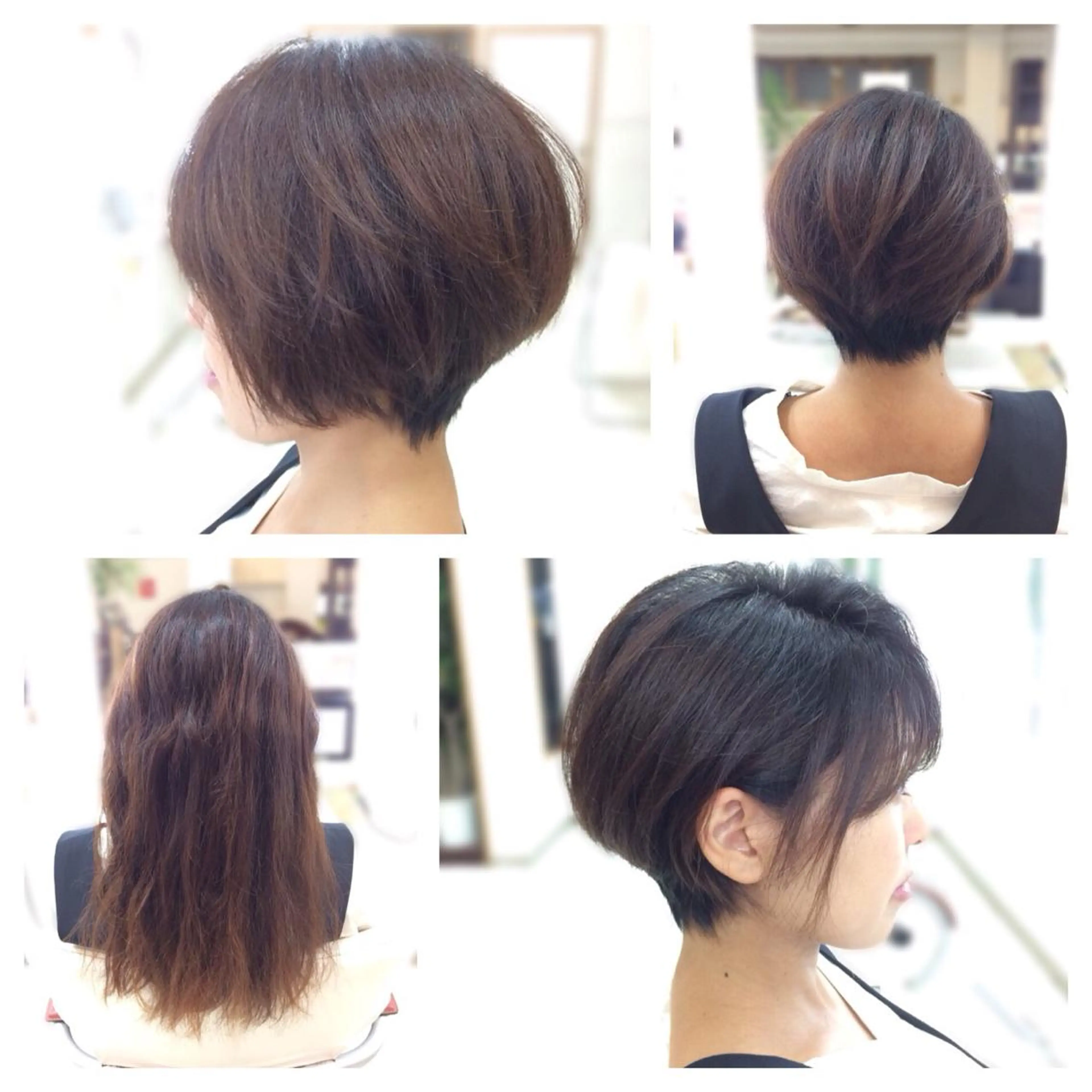 ショート ショートボブ ボブ ショートヘア いけだ ゆうのヘアスタイル