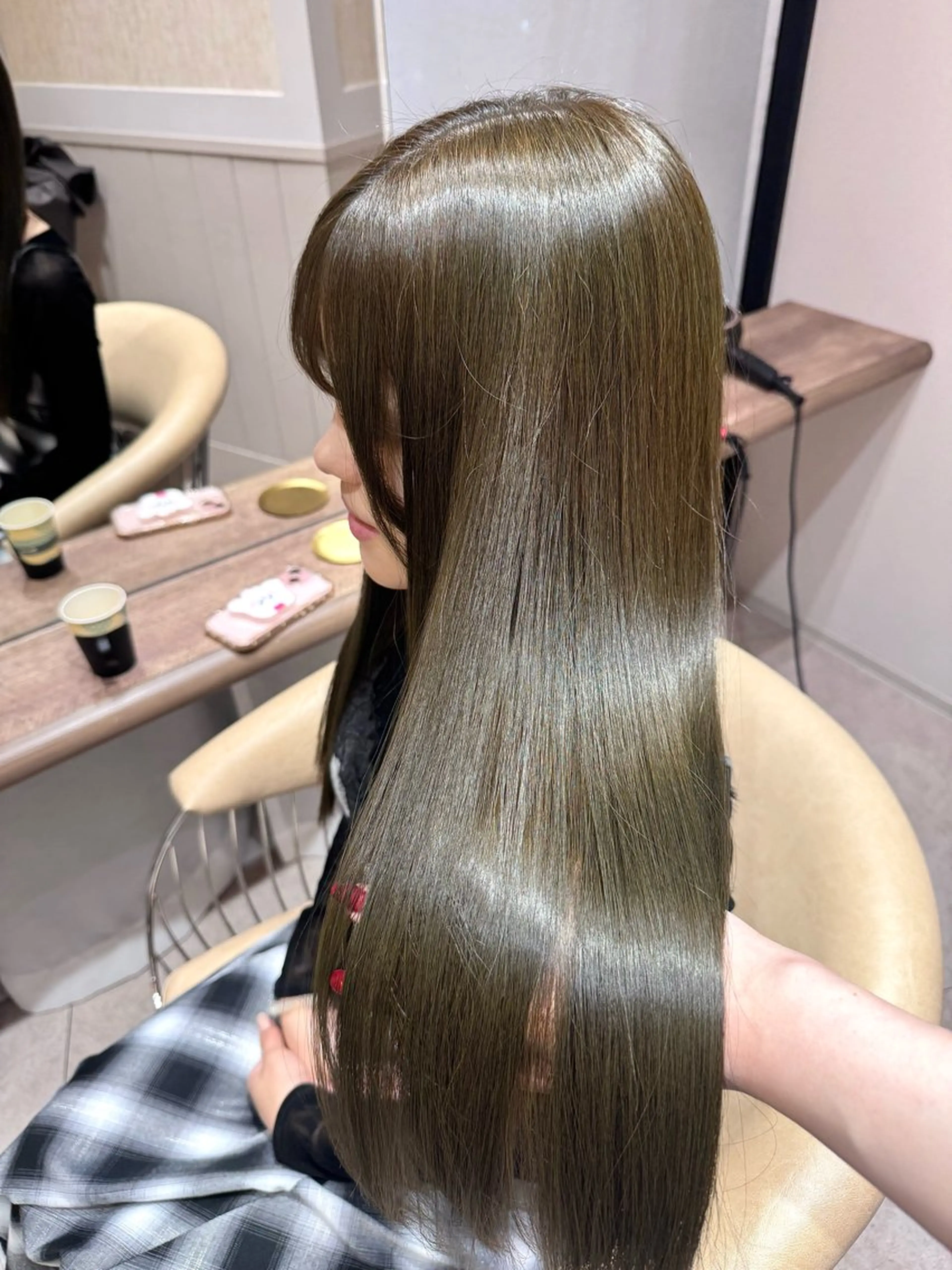 ロング カラー カット ヘアカラー トリートメント 🩷韓国レイヤー/髪 質改善🩷Sayaのヘアスタイル