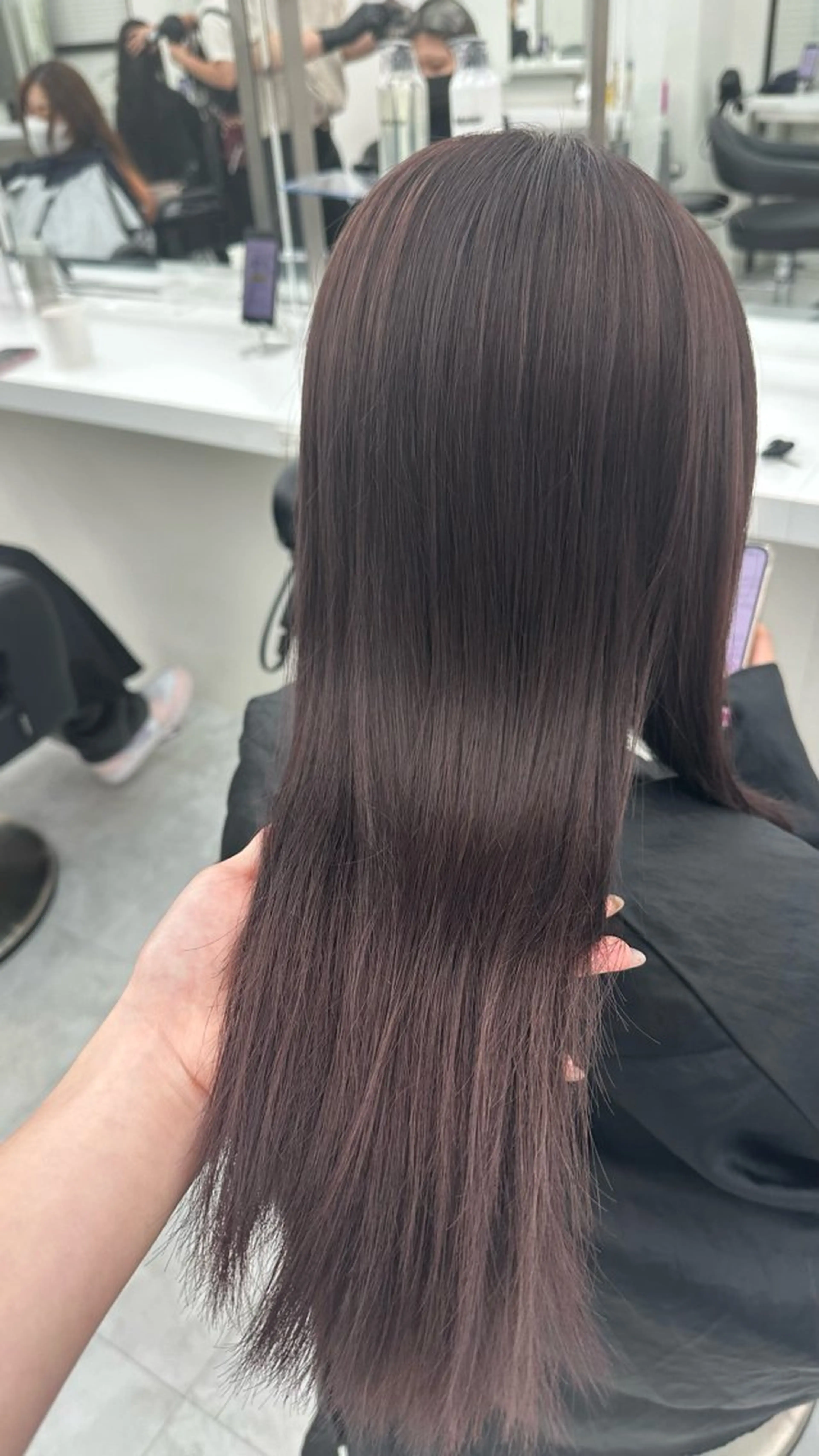 ロング カラー ヘアカラー トリートメント ヘッドスパ ヘアセット ガーリーstyle ❤︎misaki🏹のヘアスタイル