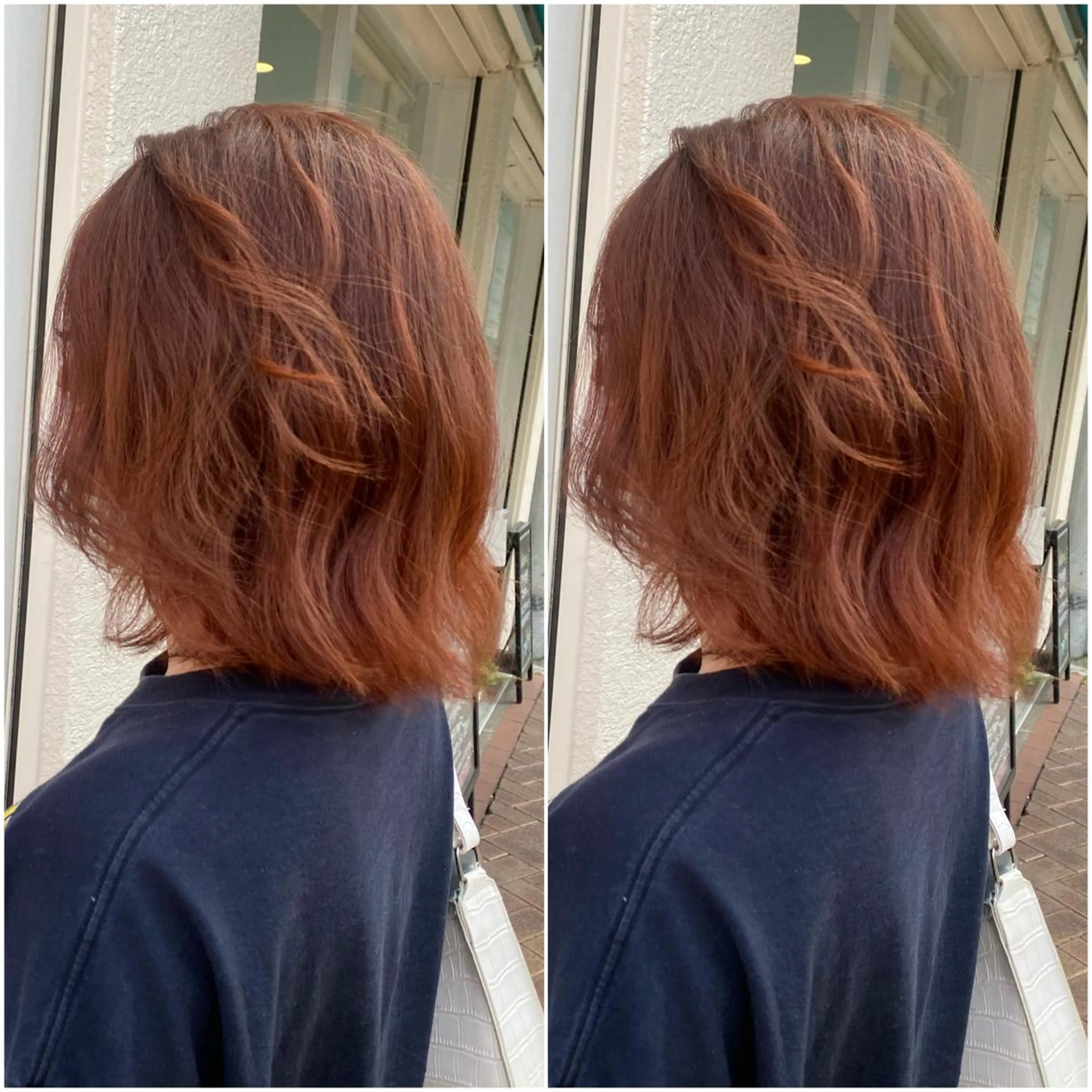 ミディアム カラー 全席個室 暖色カラー Zina松園優香🌸のヘアスタイル