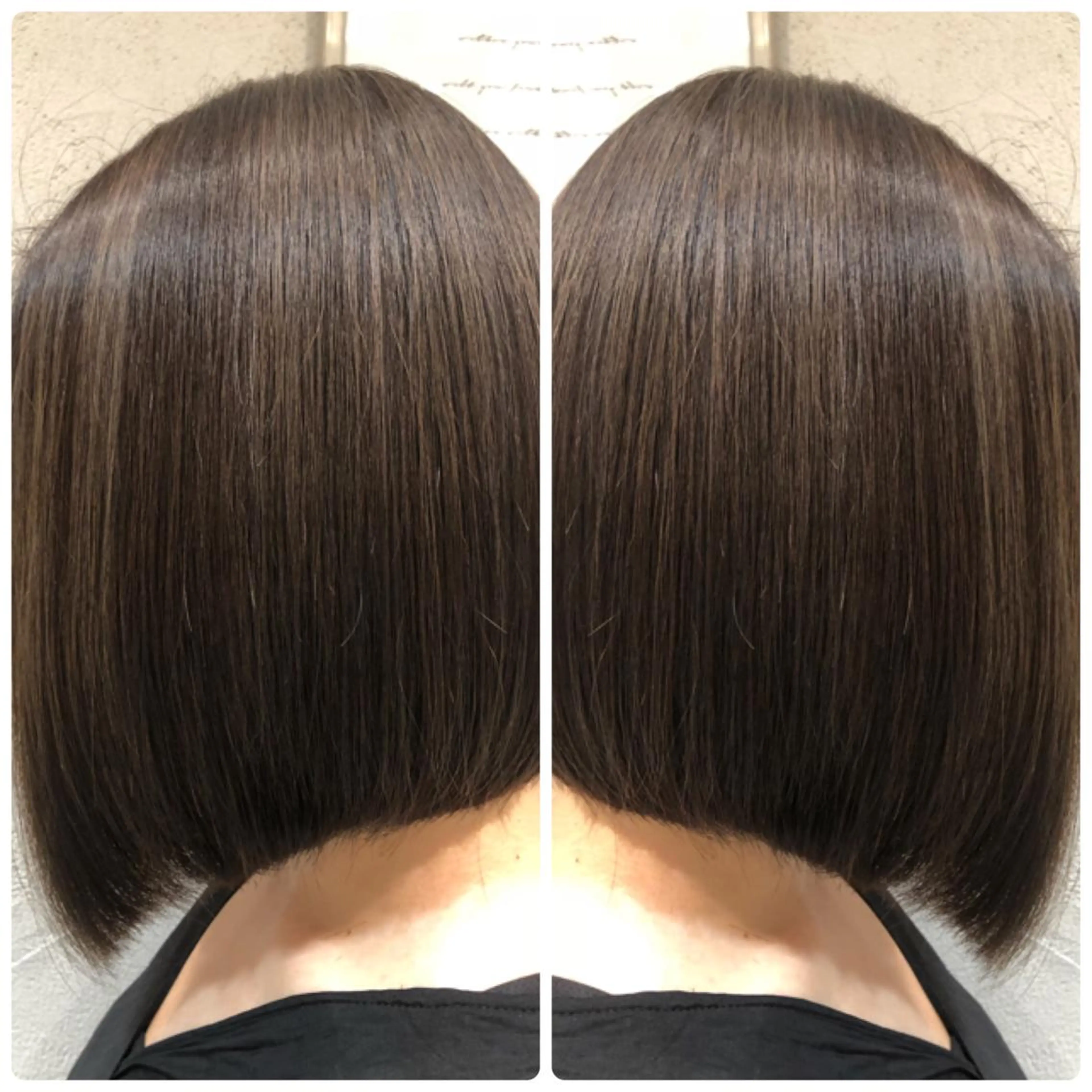 ｛‼️平日限定‼️忙しい朝もアイロンいらず✨｝前髪プレミアム縮毛矯正＆カット&コーティングトリートメントの写真