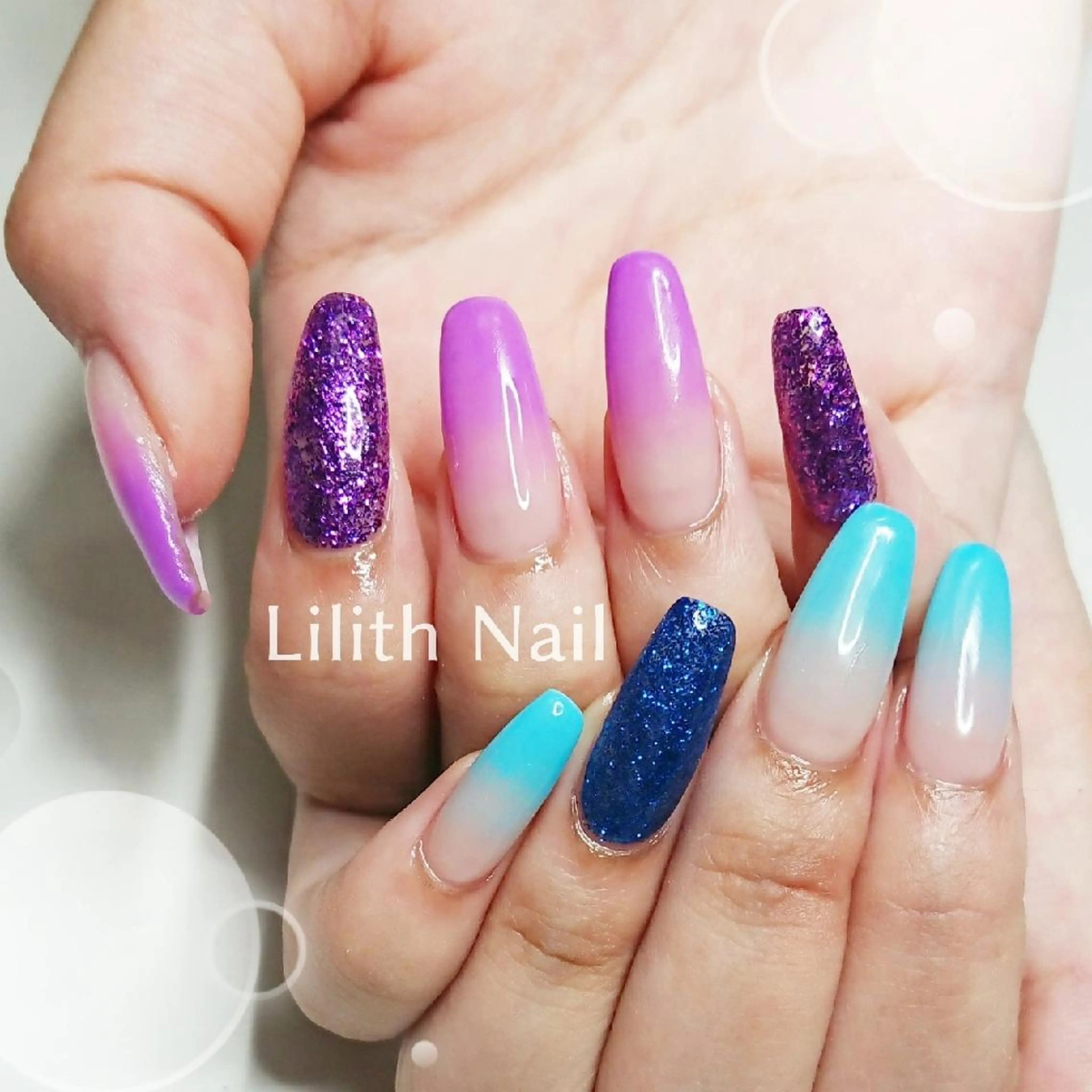 ネイル ロングネイル ハンドネイル Lilith Nailのネイルデザイン