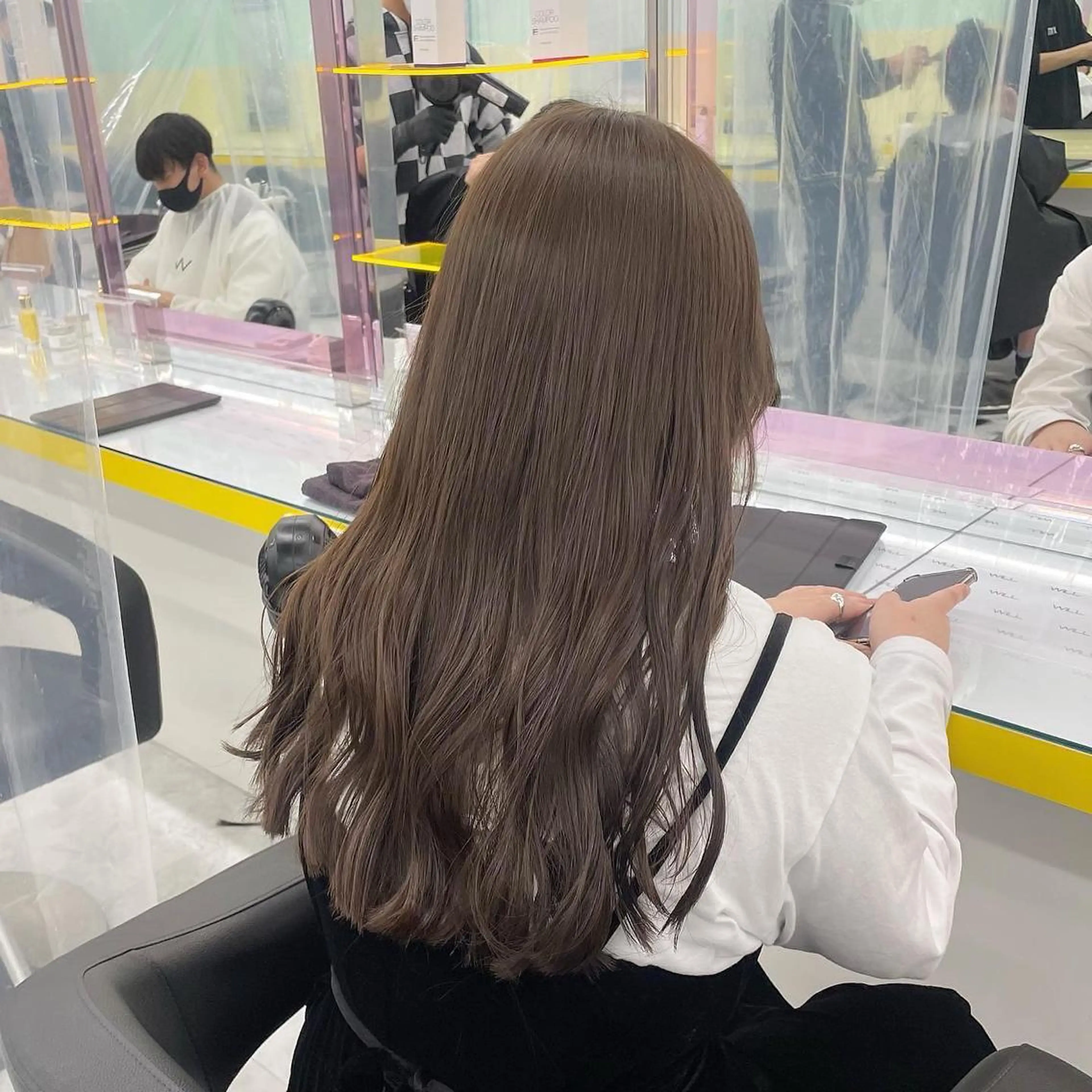 ロング 🤍韓国トレンド ヘア🤍miku🤍のヘアスタイル