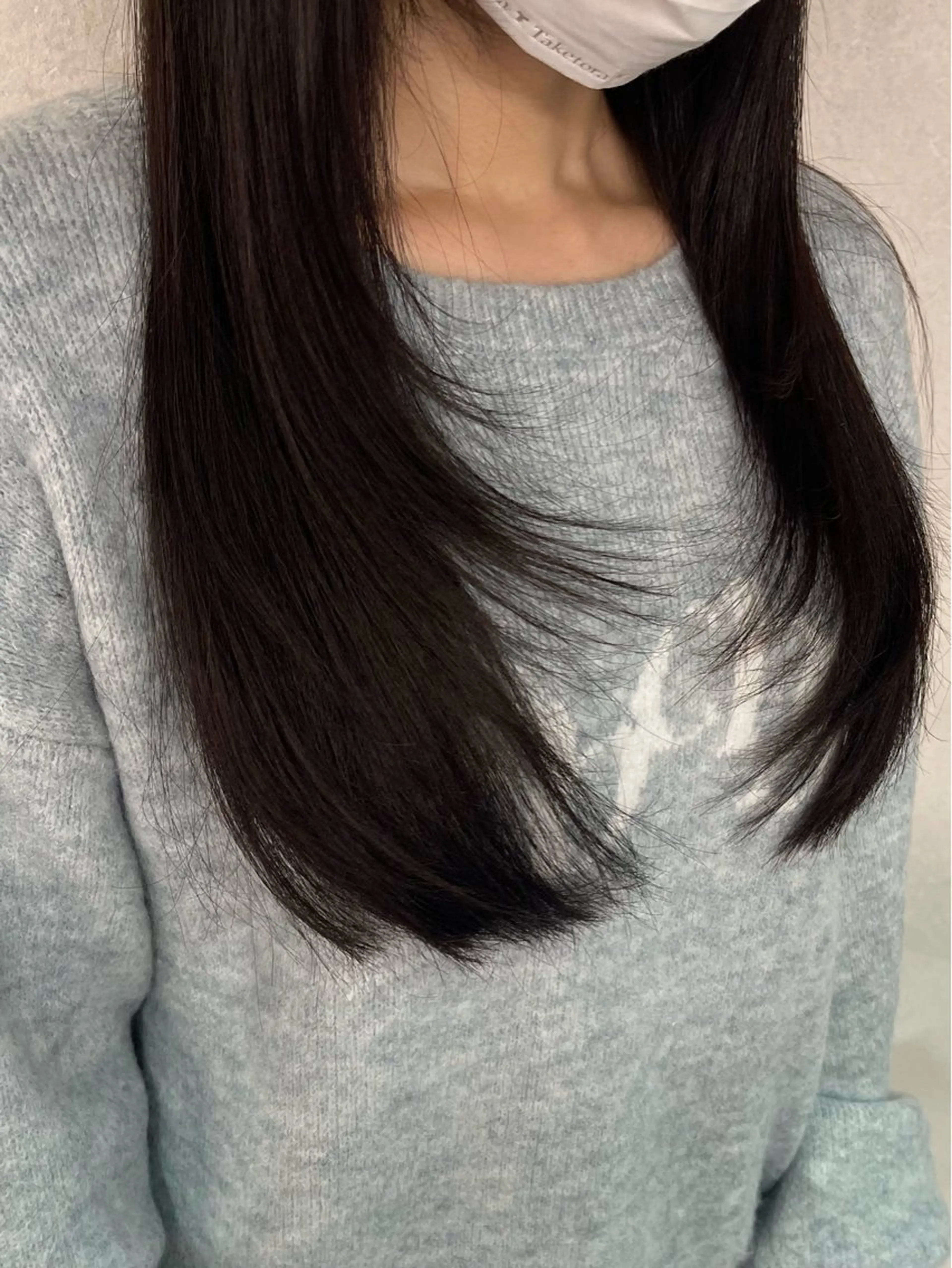 セミロング 顔まわりレイヤー 顔周りカット レイヤーカット カット 艶髪カラー特化🧁 RIOのヘアスタイル