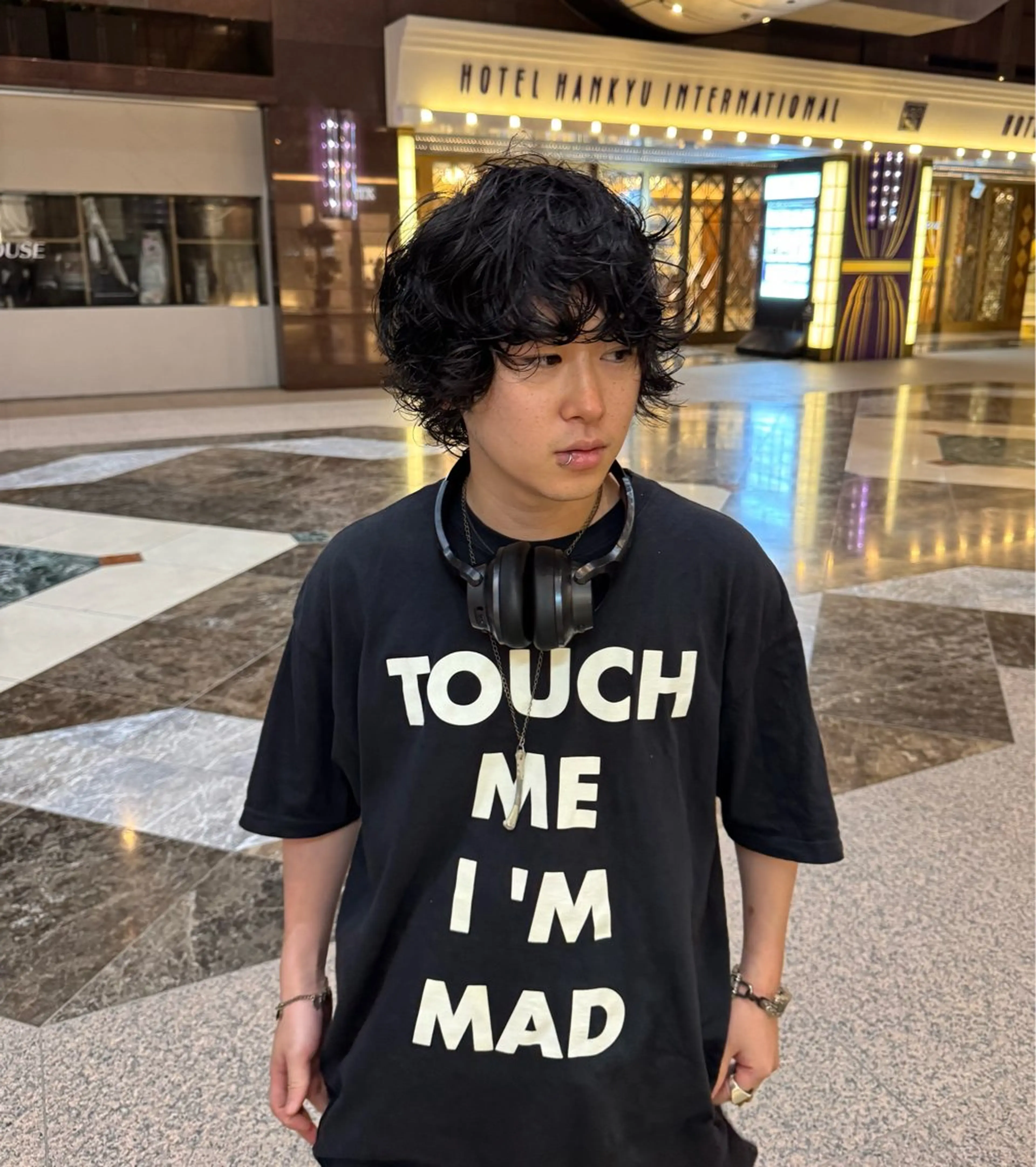 パーマ メンズ パーマ パーマモデル募集 /梅田/宿谷真那斗のヘアスタイル