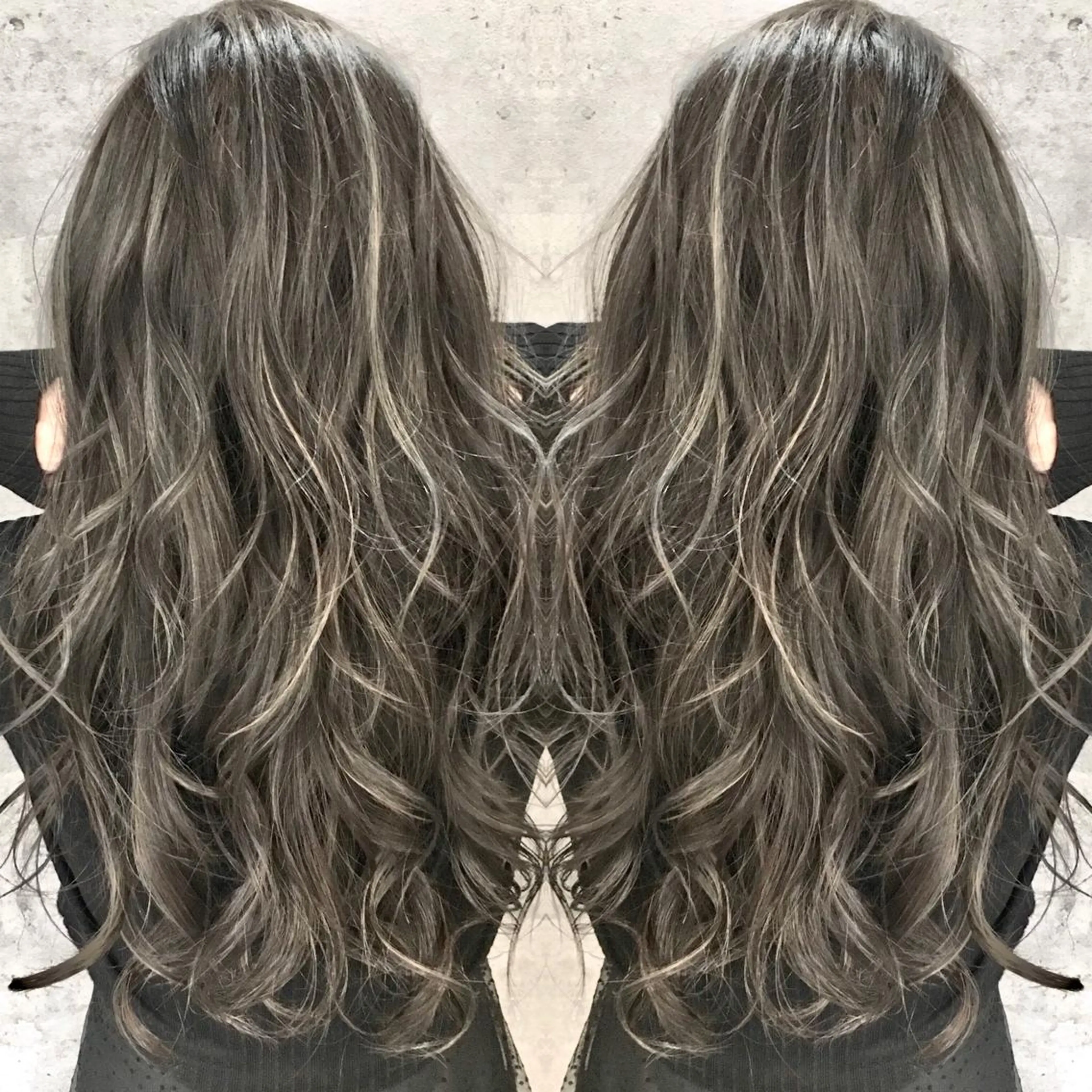 ロング カラー ハイライトカラー ハイライト MiL所属・✨ハイトーン✨ 濱田知孝のヘアスタイル