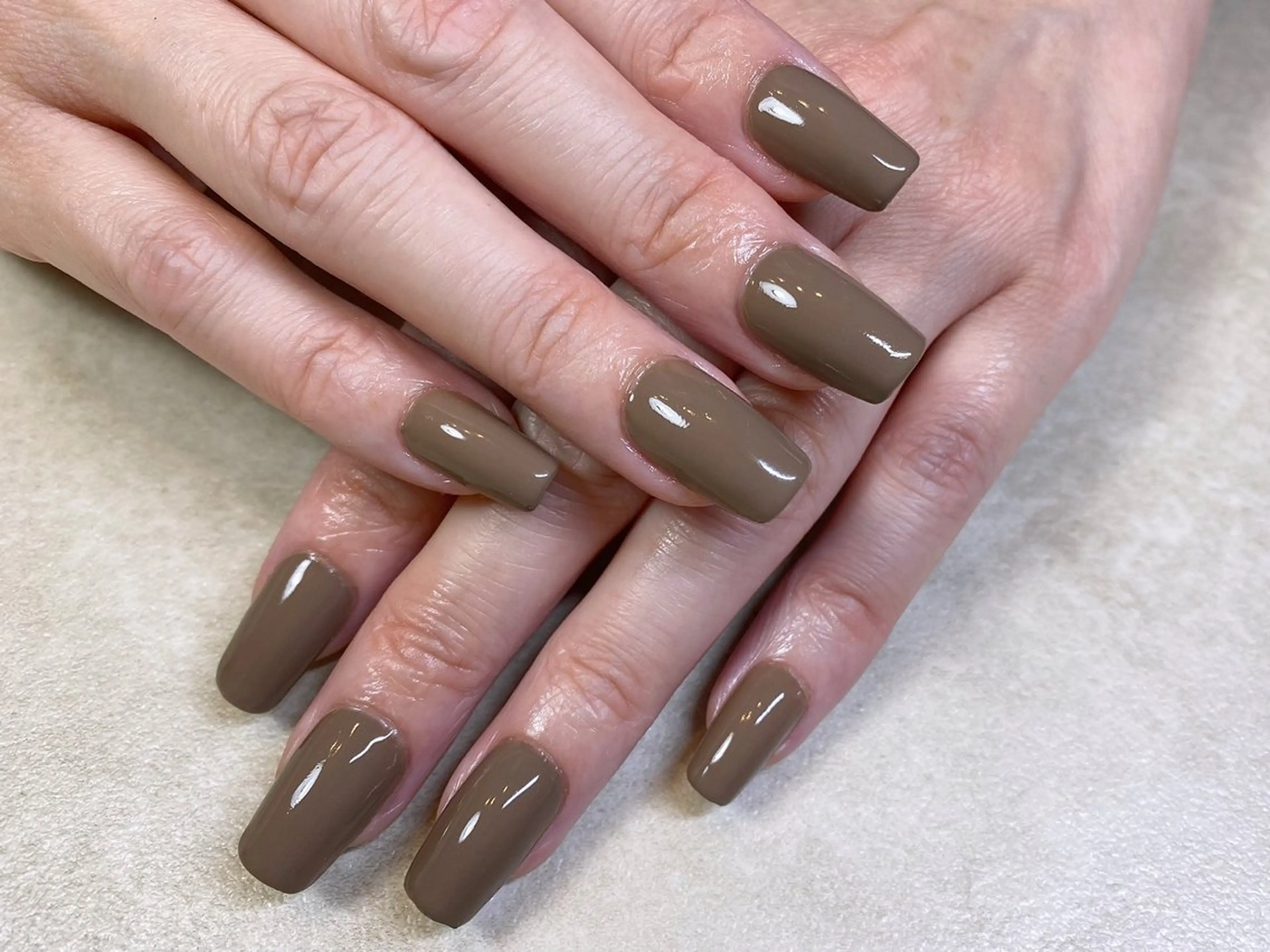 ネイル ワンカラーネイル スカルプネイル ネイルチップ Nail R 🌸Nonのネイルデザイン