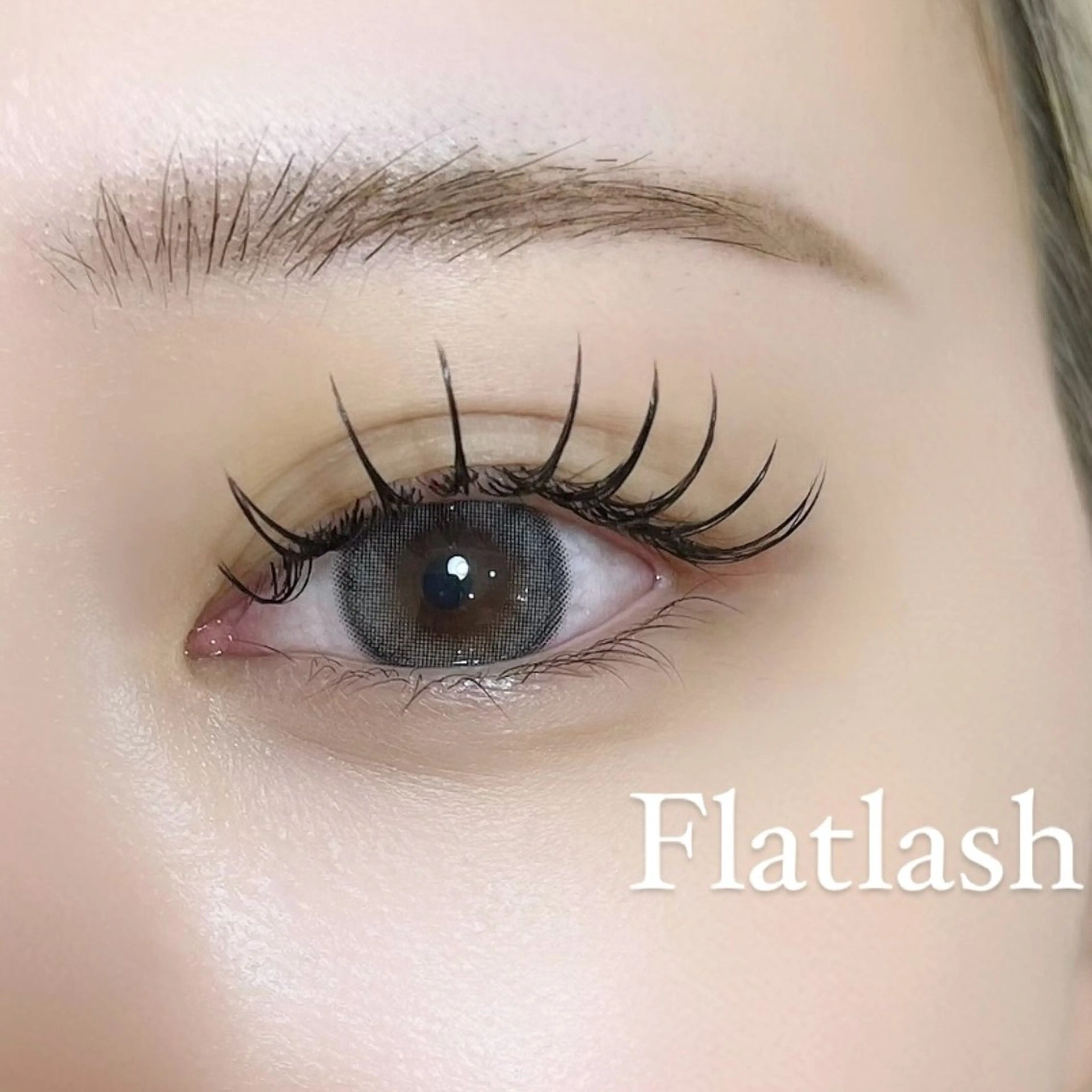 マツエク・マツパ フラットラッシュ マツエク eyelist yuukaのマツエク・マツパデザイン