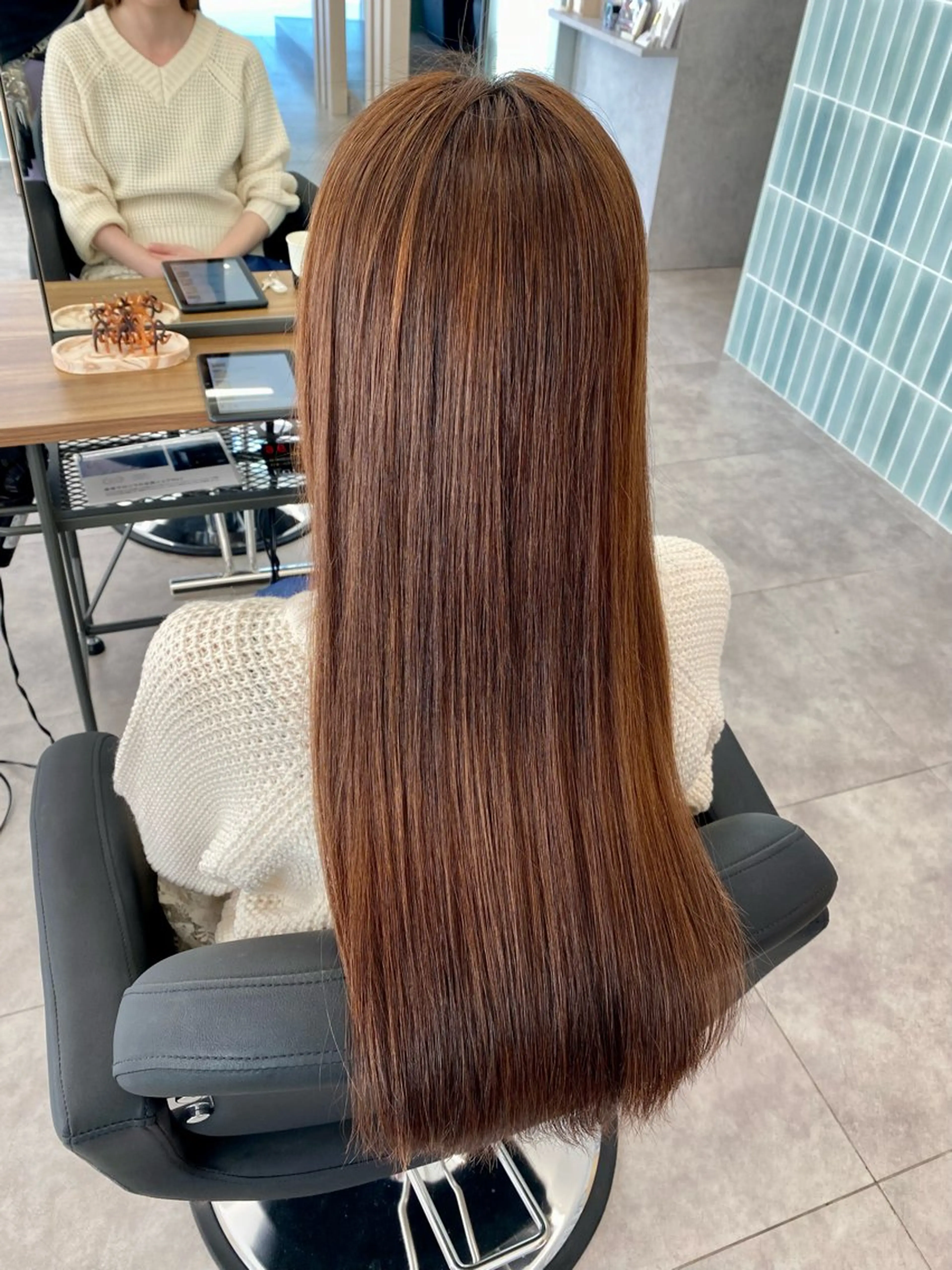 全体 縮毛矯正👩🏽‍🦱🌟＋トリートメント🫧の写真