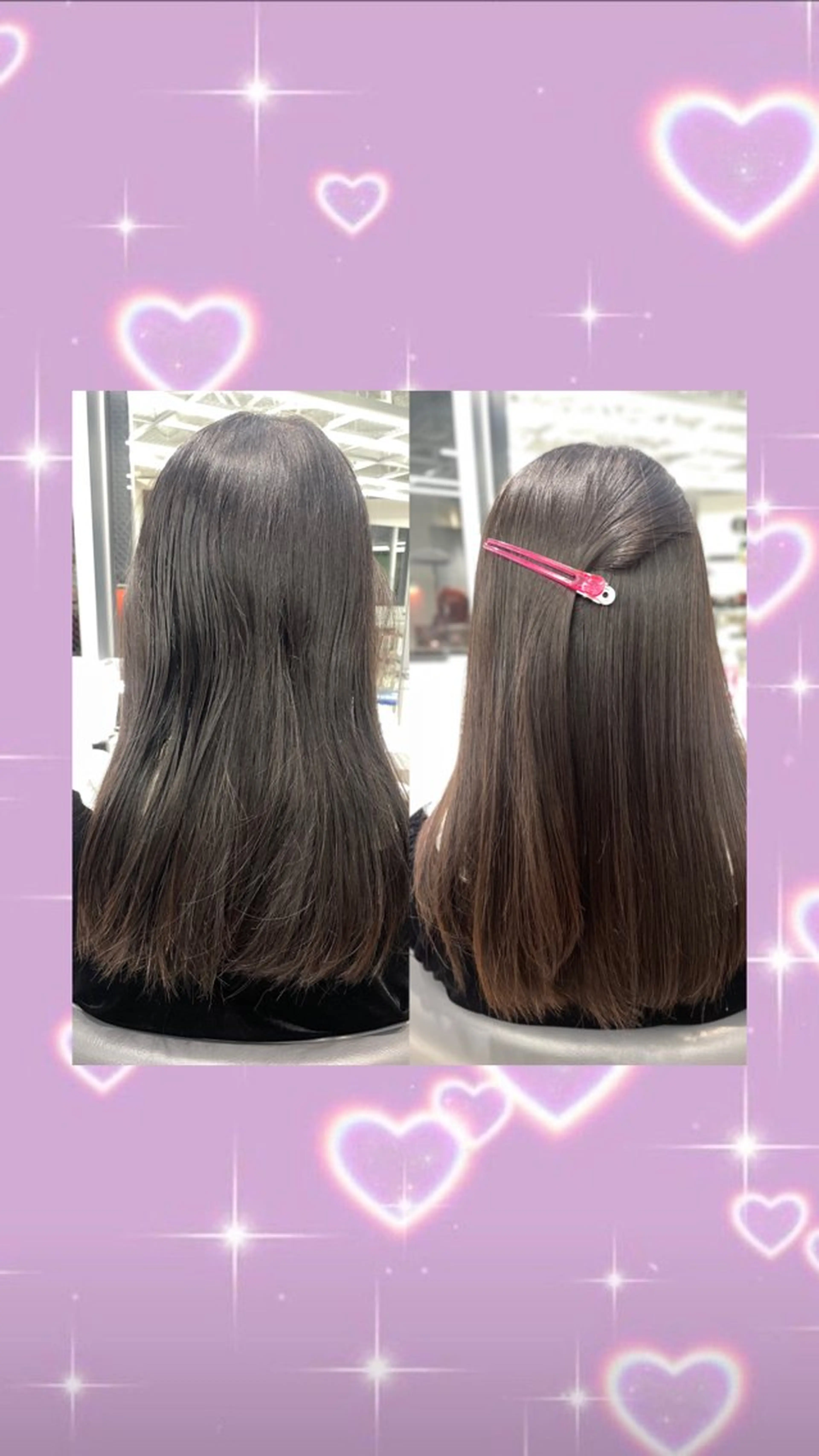 ロング 髪質改善 縮毛矯正 レイヤーカット♡ グレージュ♡YUのヘアスタイル