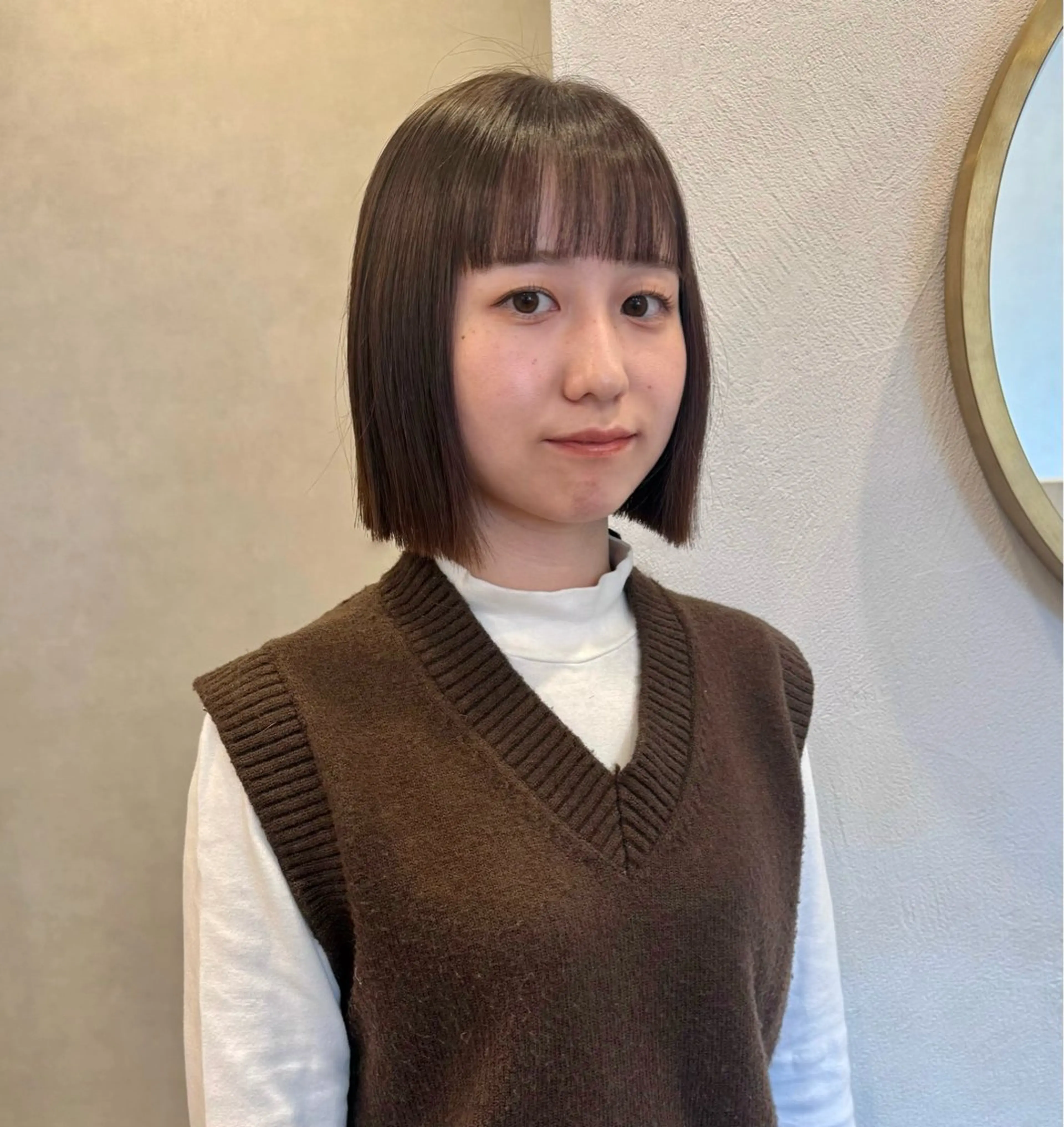 ショート カラー ベージュカラー 透明感カラー グレージュ カット ヘアカラー トリートメント Lita./ 大賀ひかり🧁🫧のヘアスタイル