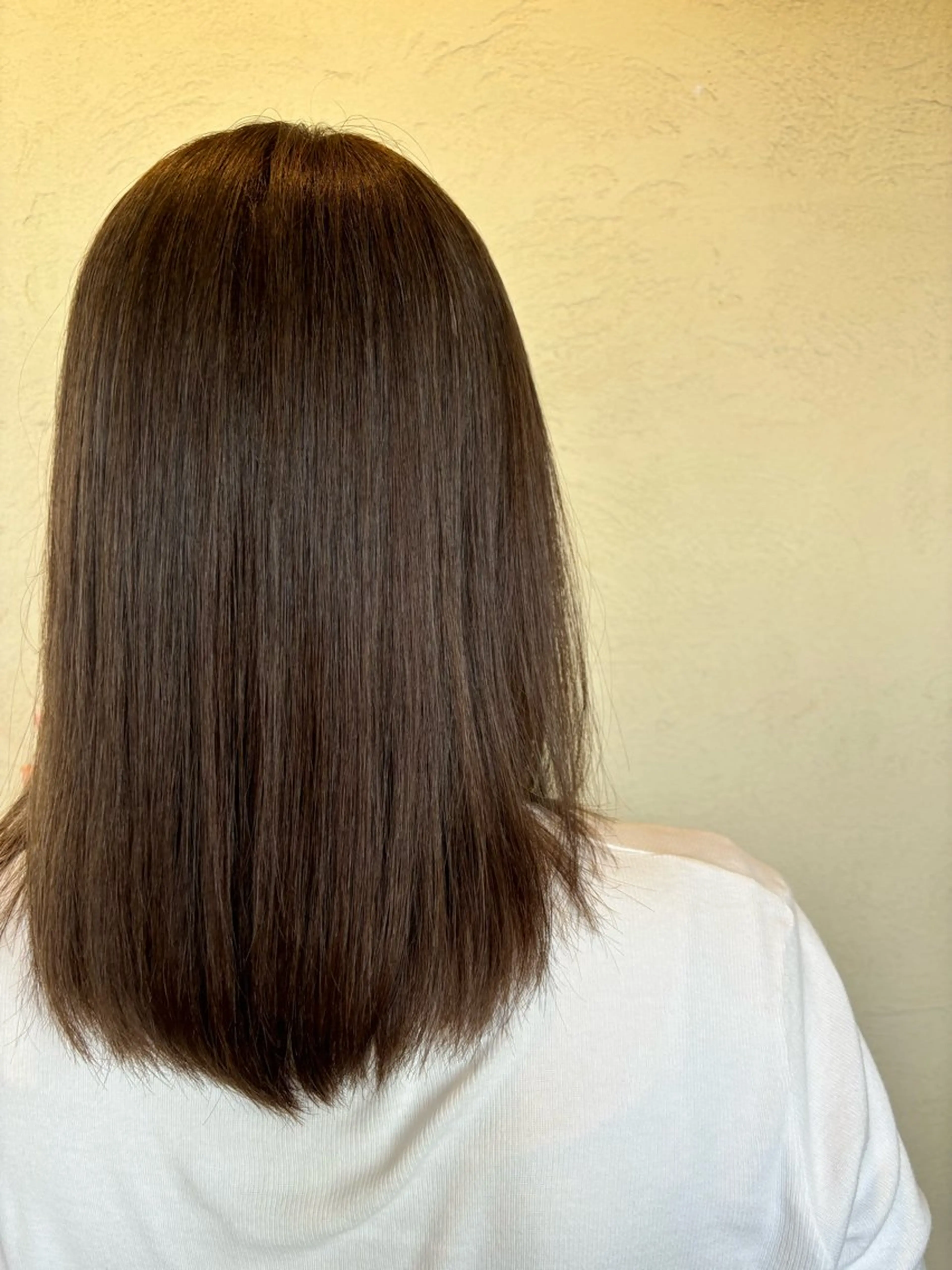 ミディアム ルプラボウ／艶カラー ／髪質改善／アサミのヘアスタイル