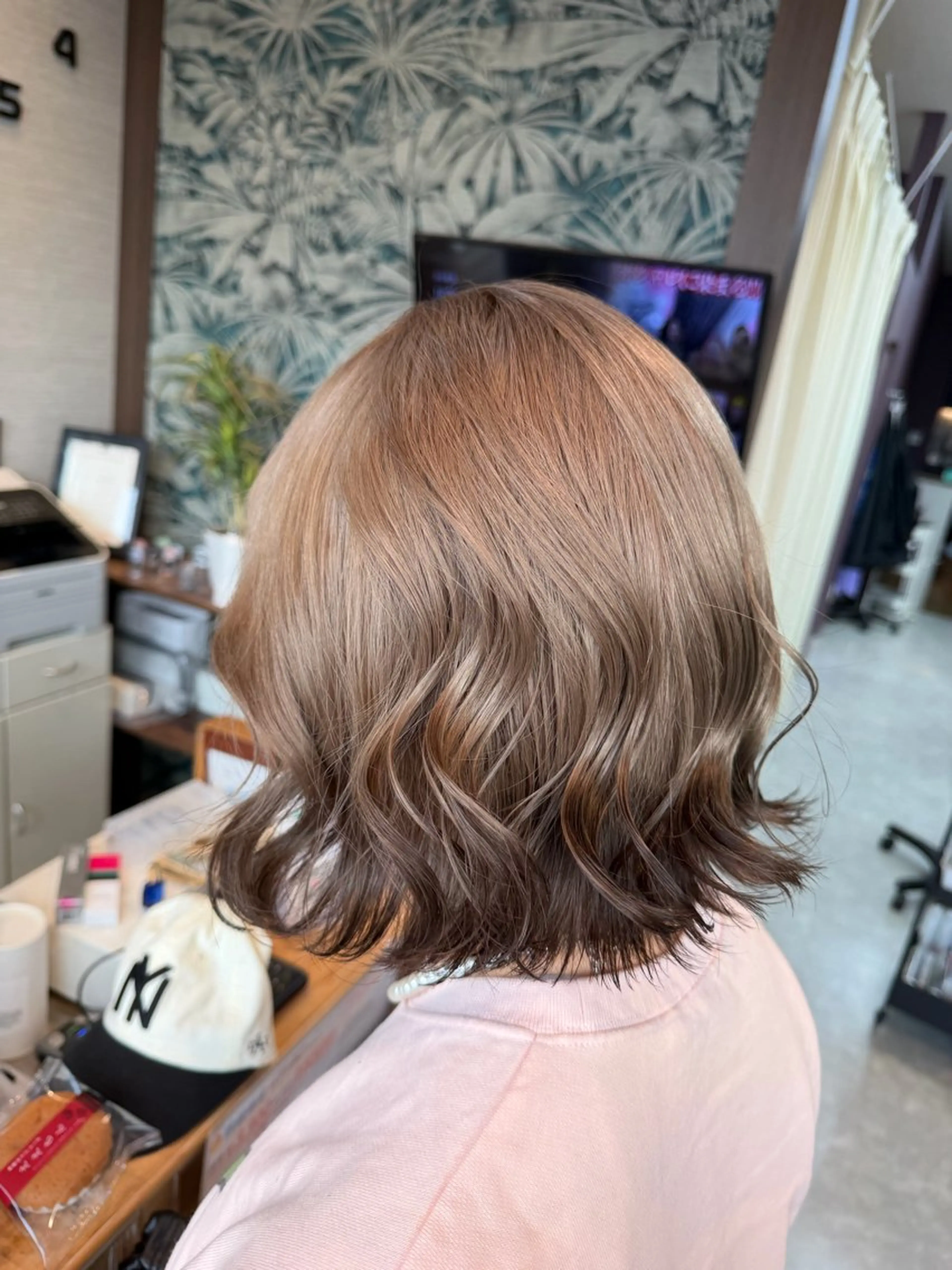 ミディアム カラー ヘアカラー 吉田 剛のヘアスタイル