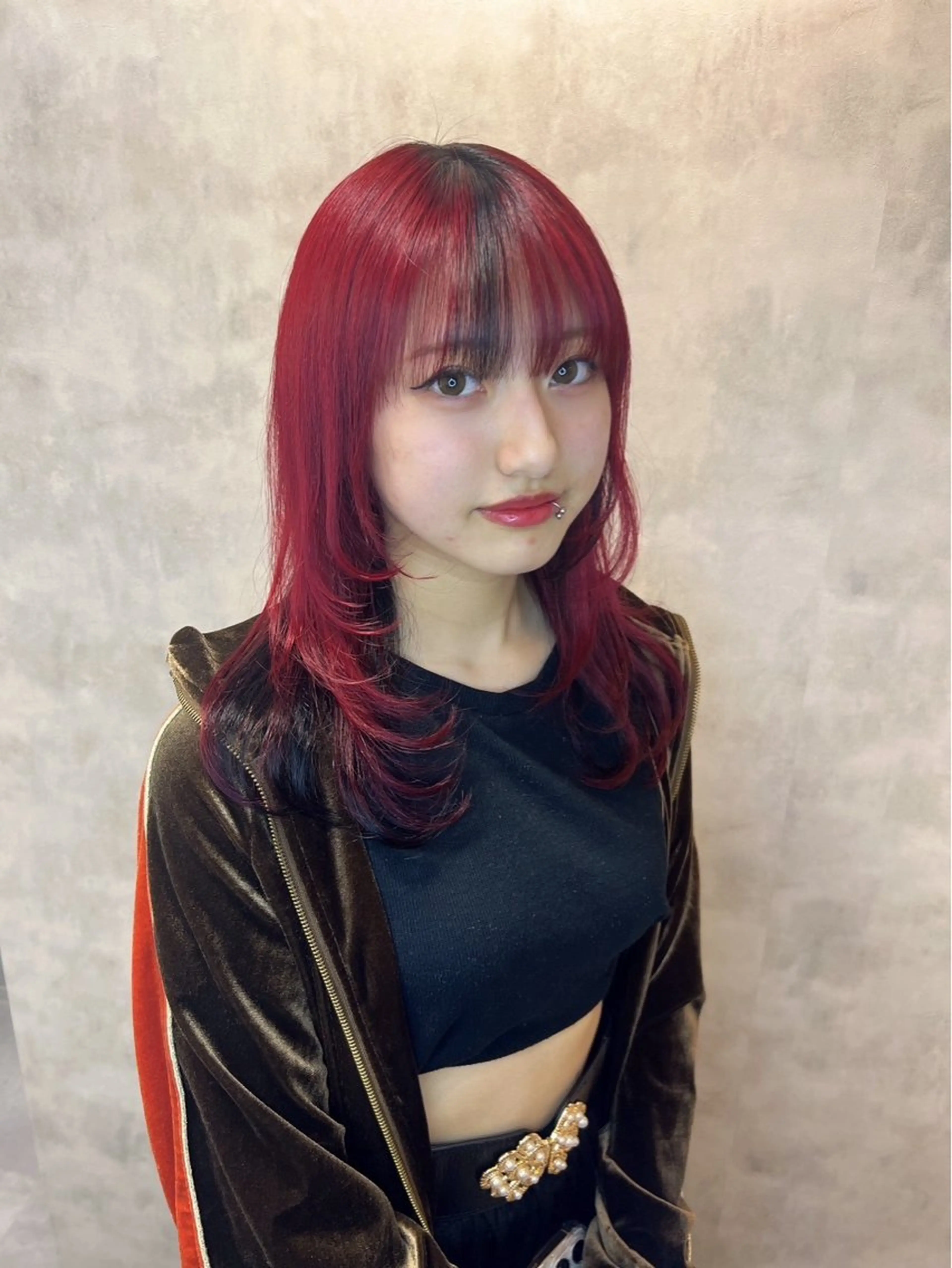 セミロング カラー ヘアアレンジ メンズ 🤍透明感カラー🤍 ブリーチ🤍AINEのヘアスタイル