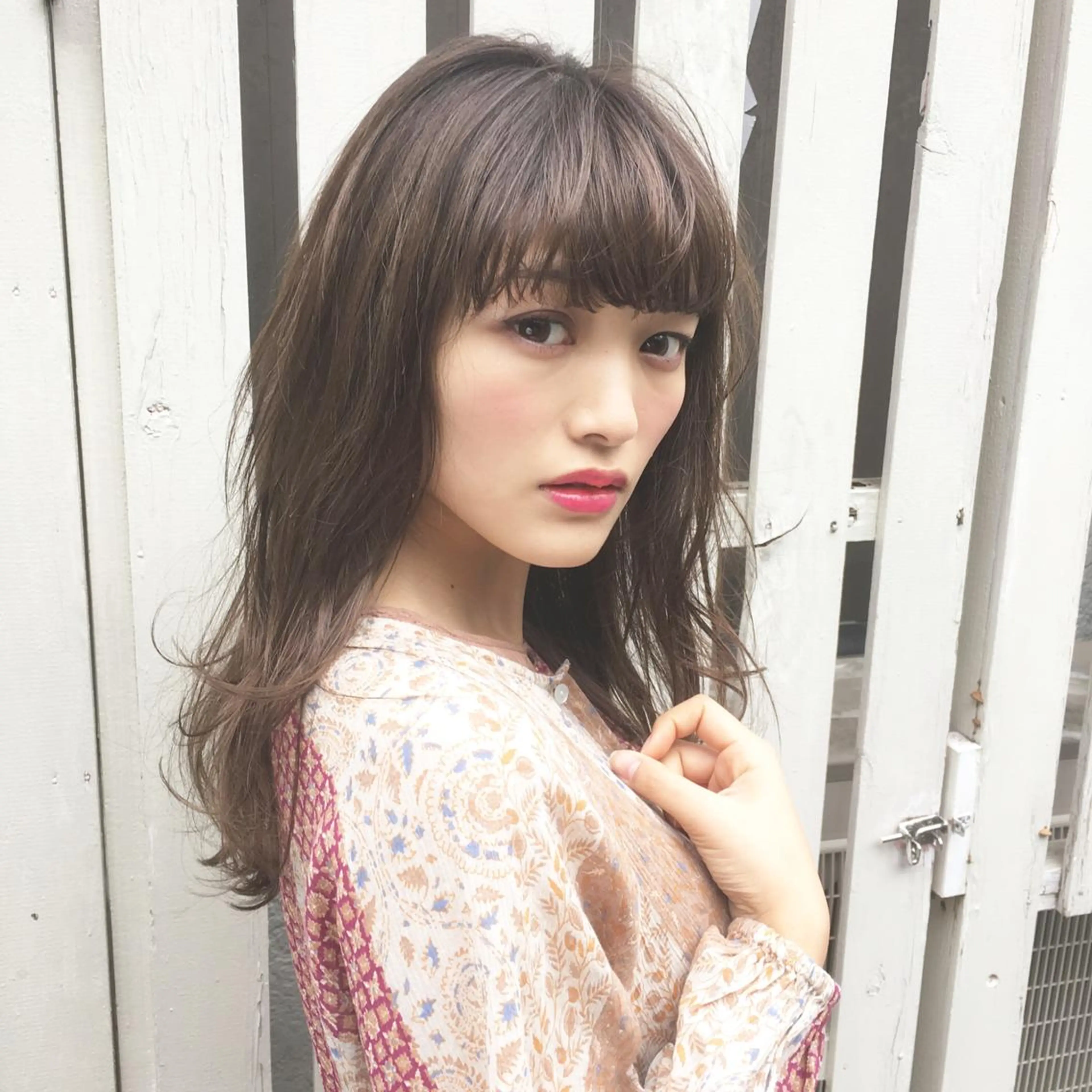 ロング カラー グレージュ park theSTANDARD所属・HARUKA ♡モデル募集中♡のヘアスタイル