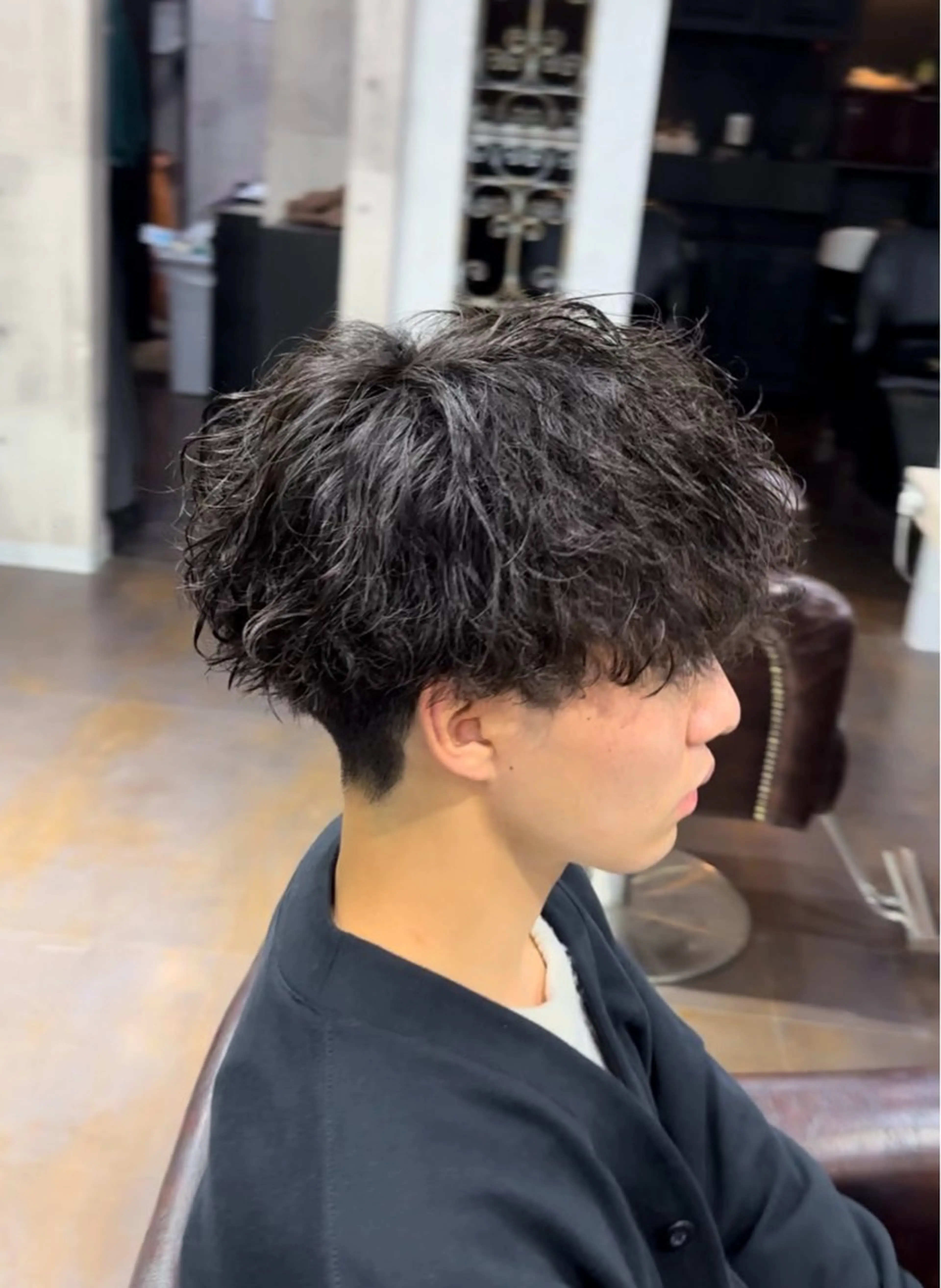 パーマ メンズ カット パーマ 🪮メンズパーマ🪮 池田雅侑のヘアスタイル