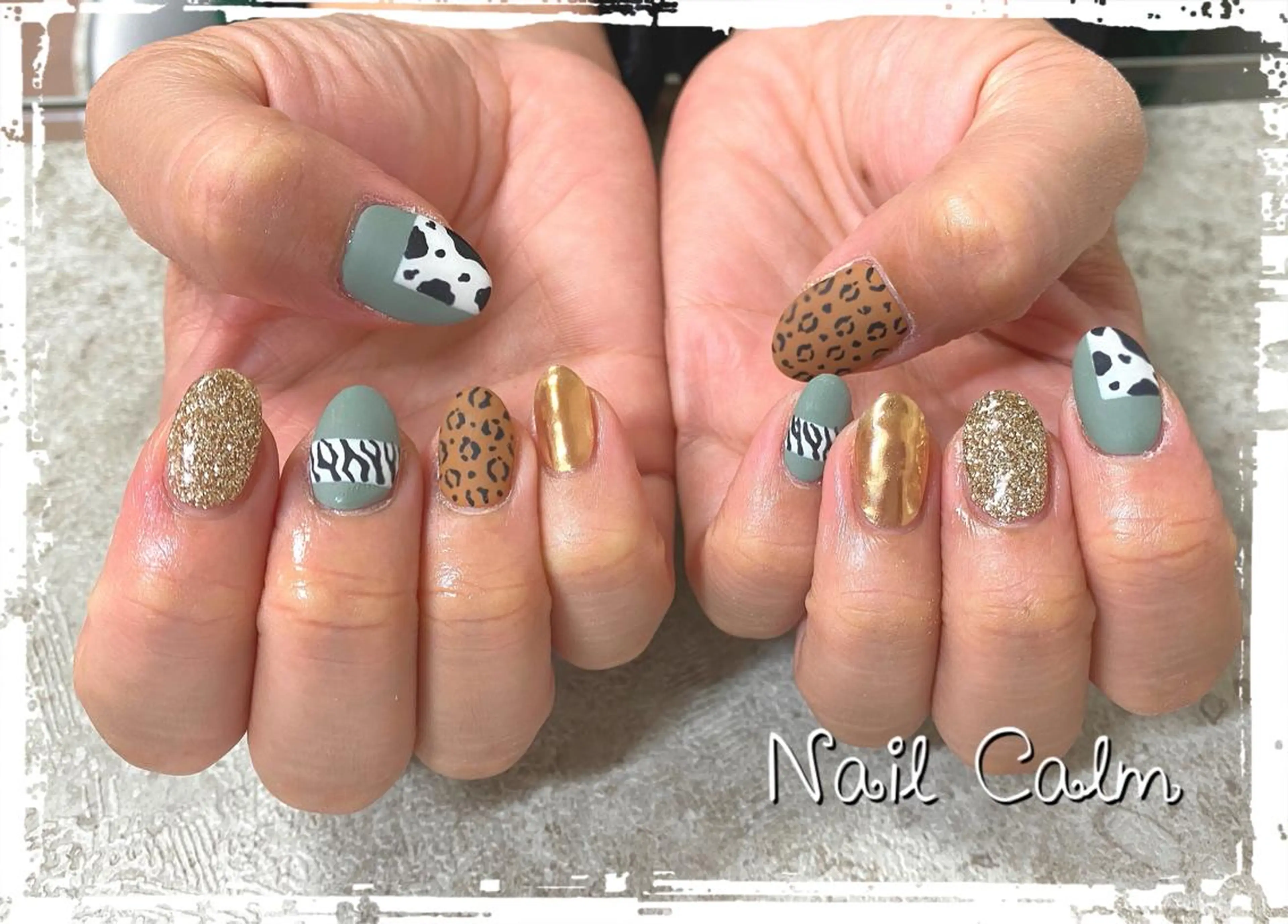 ネイル アートネイル ハンドネイル Nail Calm所属・プライベートサロン Calmのネイルデザイン