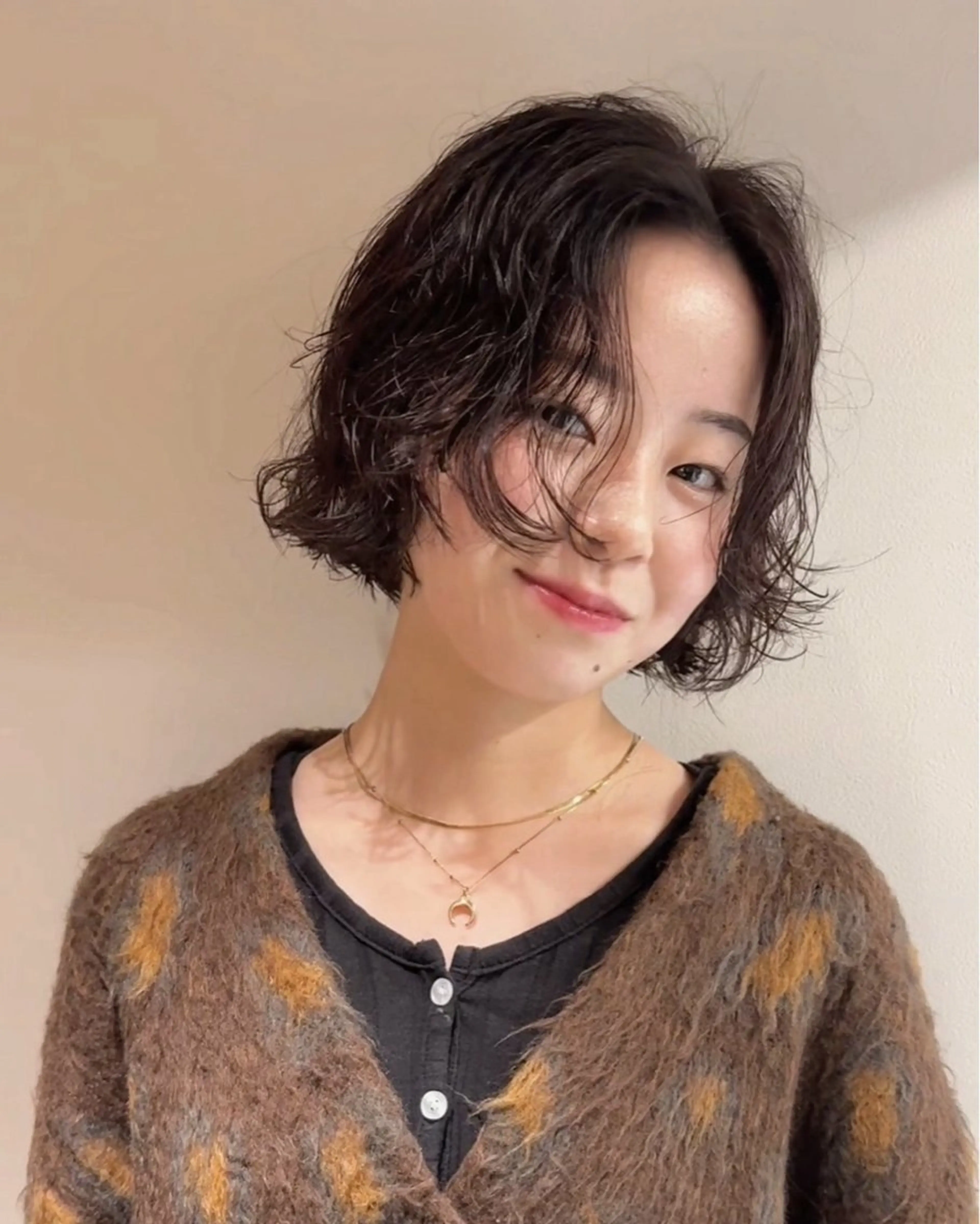パーマ ボブ hyuga/パーマ /ニュアンスパーマのヘアスタイル