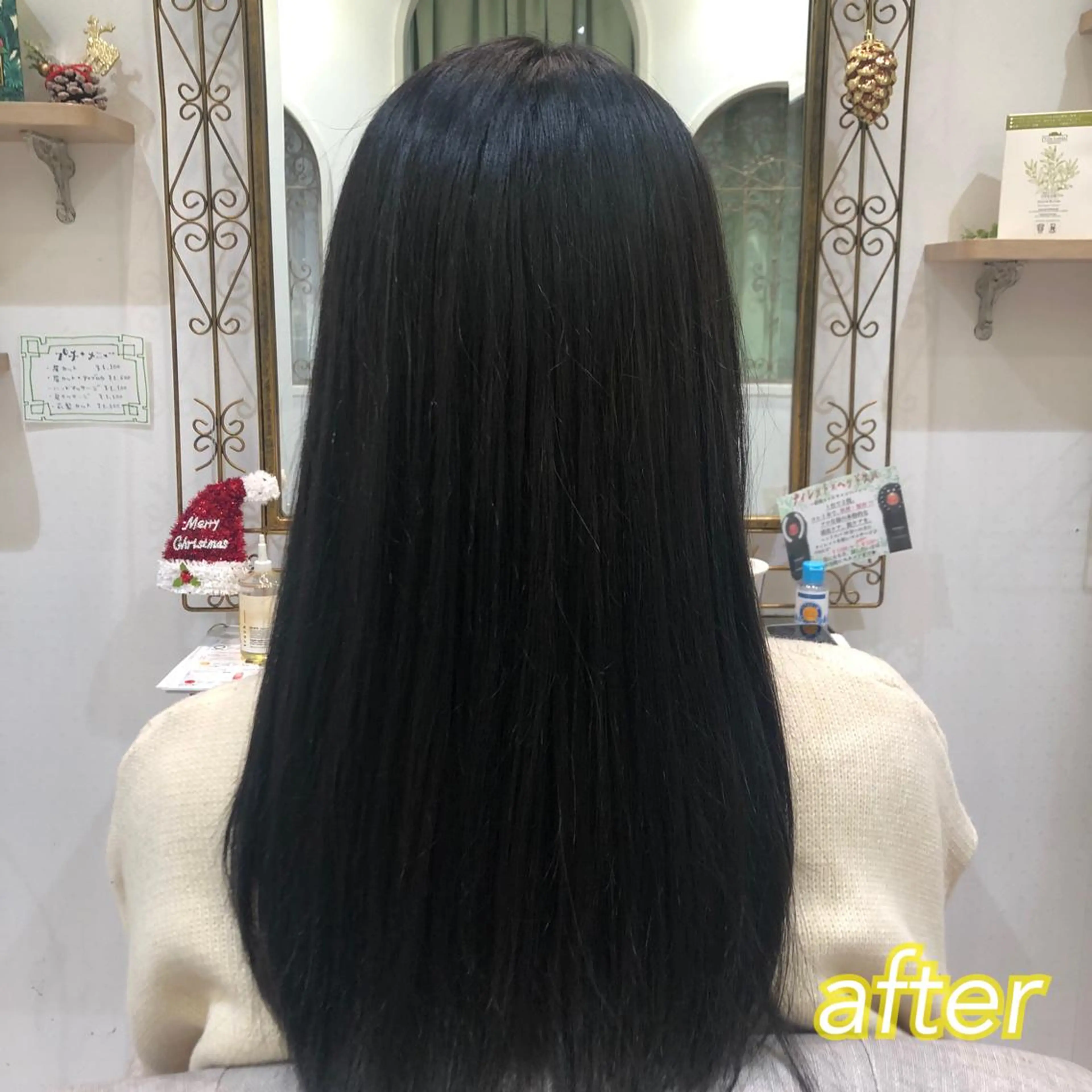 ロング カラー 透明感カラー オレンジ MYA 🤍kanaのヘアスタイル