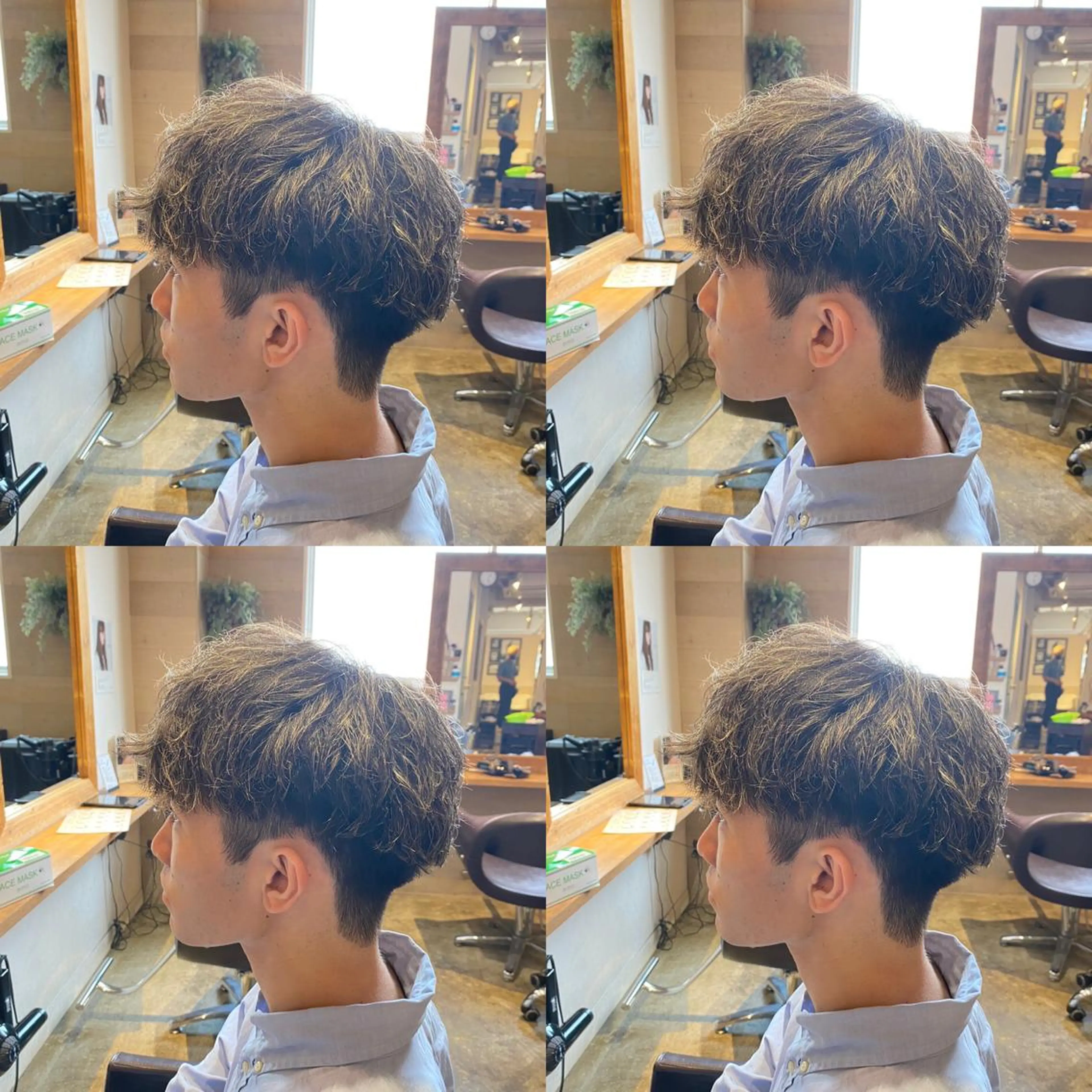 メンズ カット ヘアセット 👑メンズパーマの 天才店長望月👑のヘアスタイル