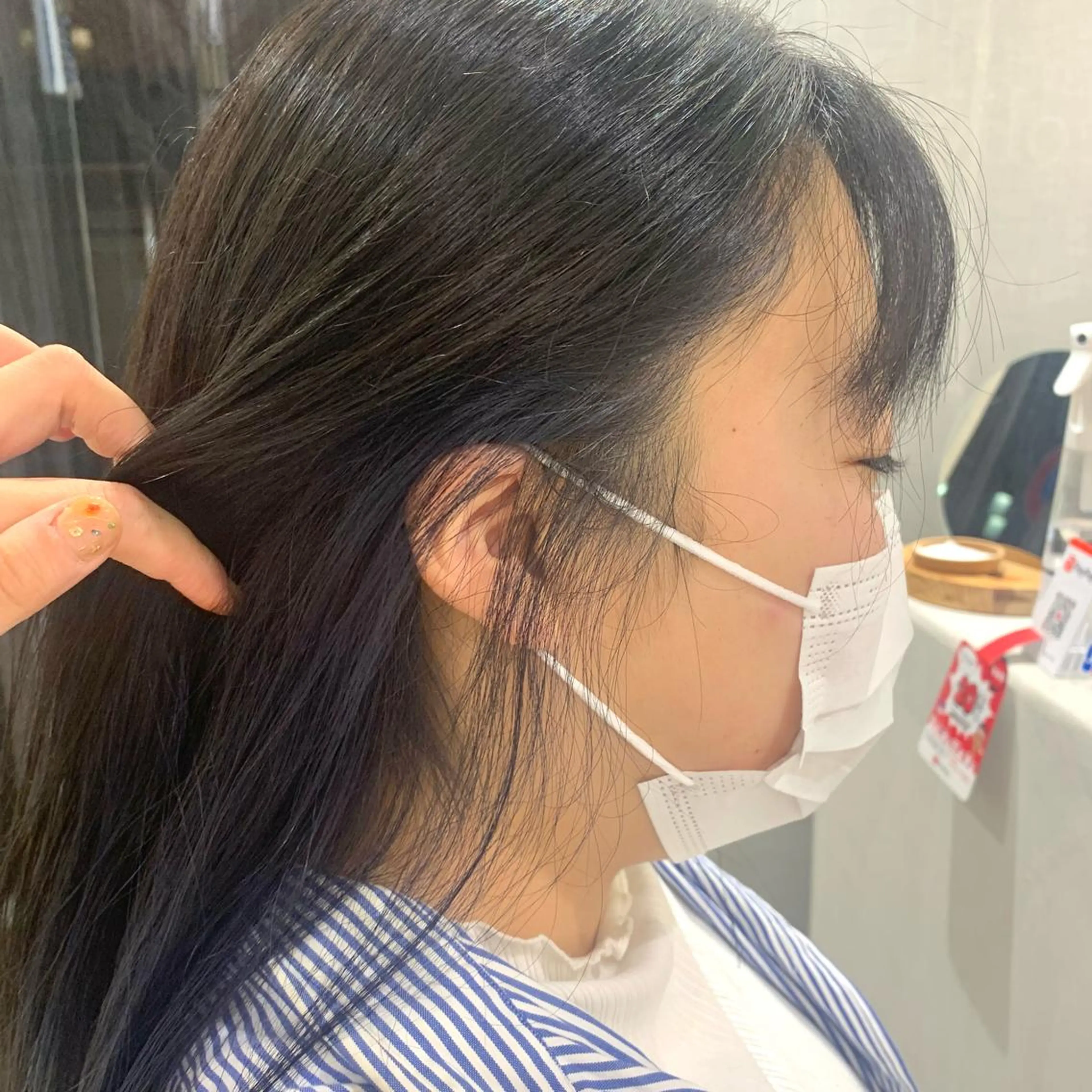 ロング カラー ボブ/美髪矯正 /佐藤　奈巳のヘアスタイル