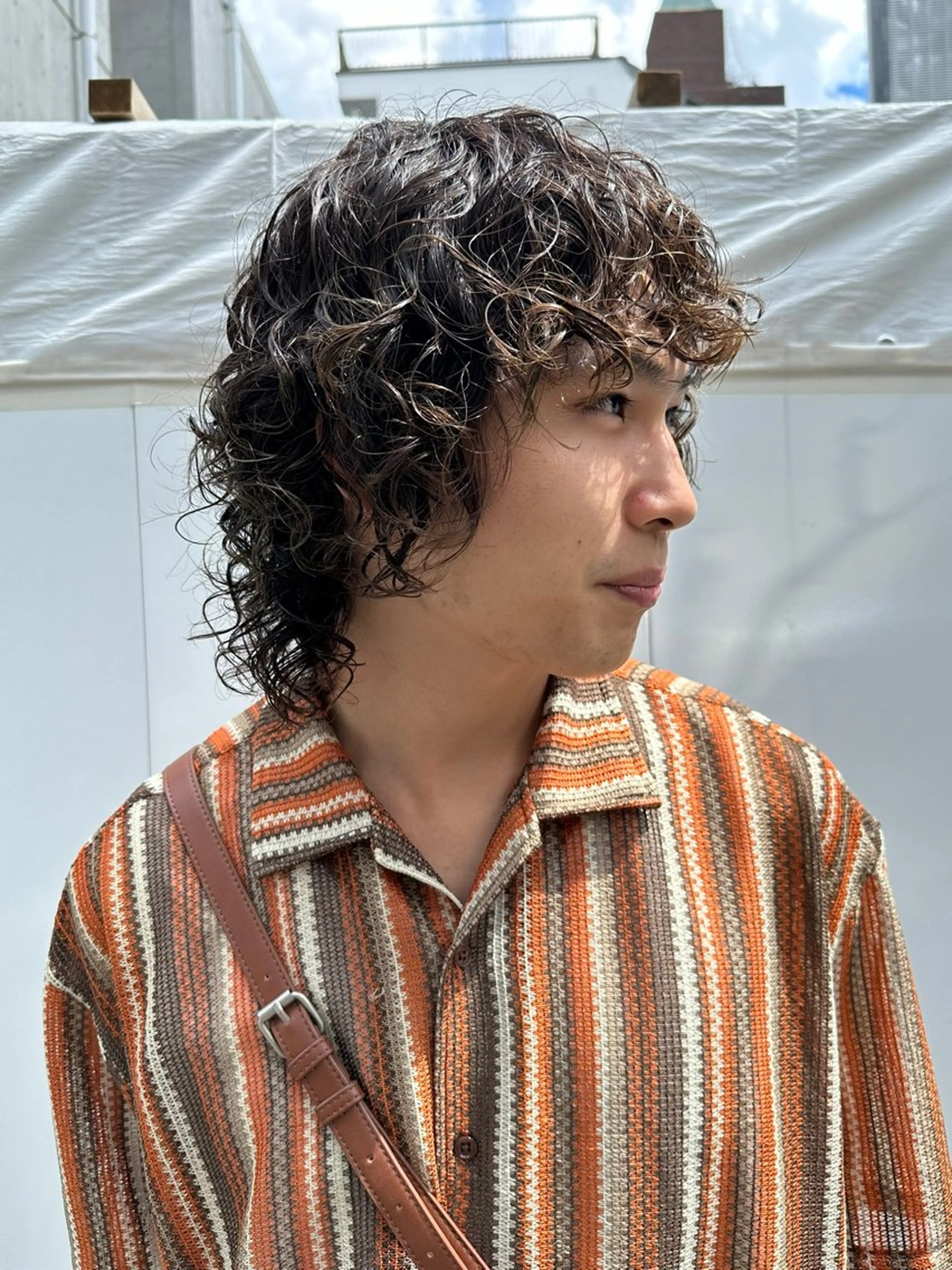 パーマ メンズ 似合わせカット /パーマ岡本淳平のヘアスタイル