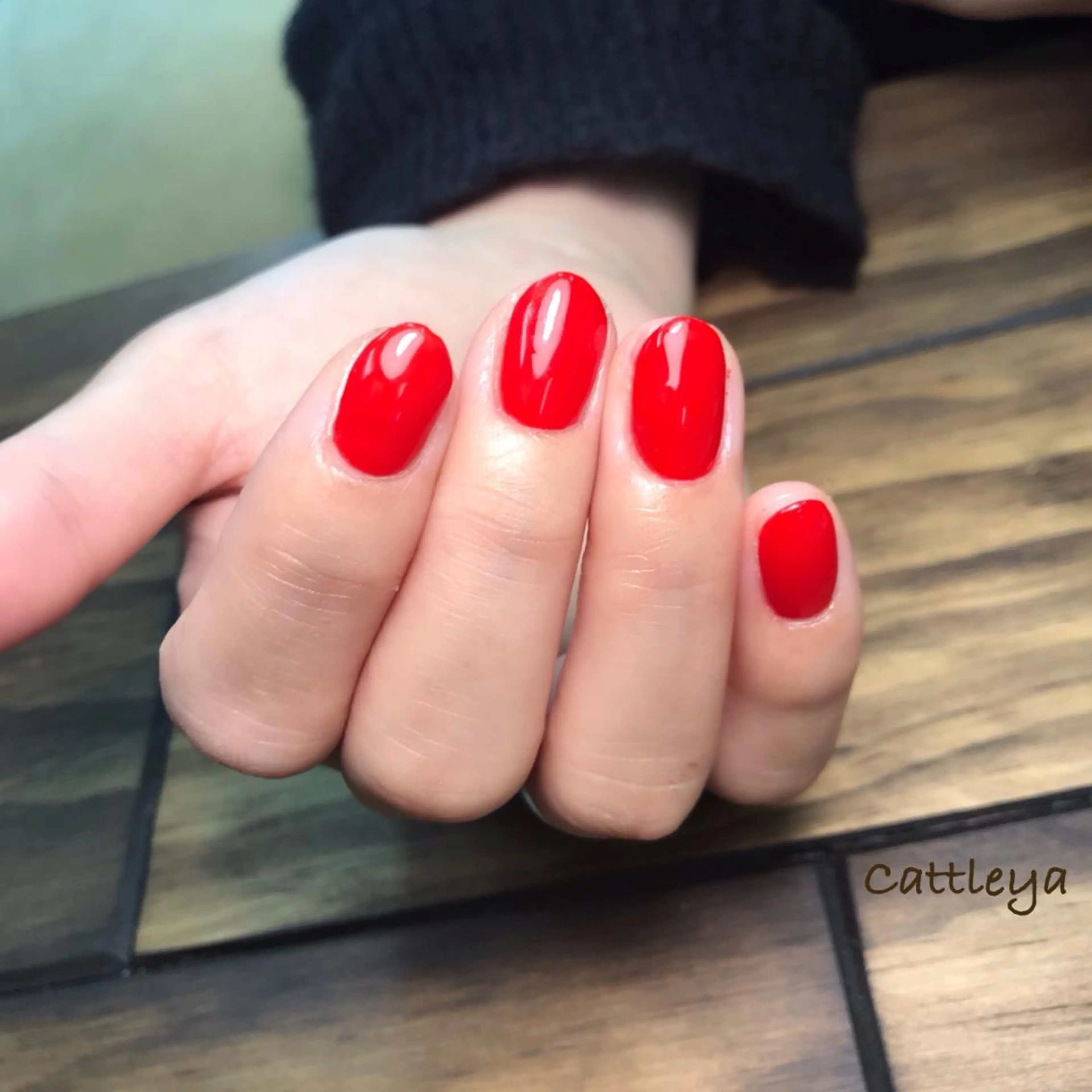 ミニモ限定❤︎ワンカラーネイルの写真