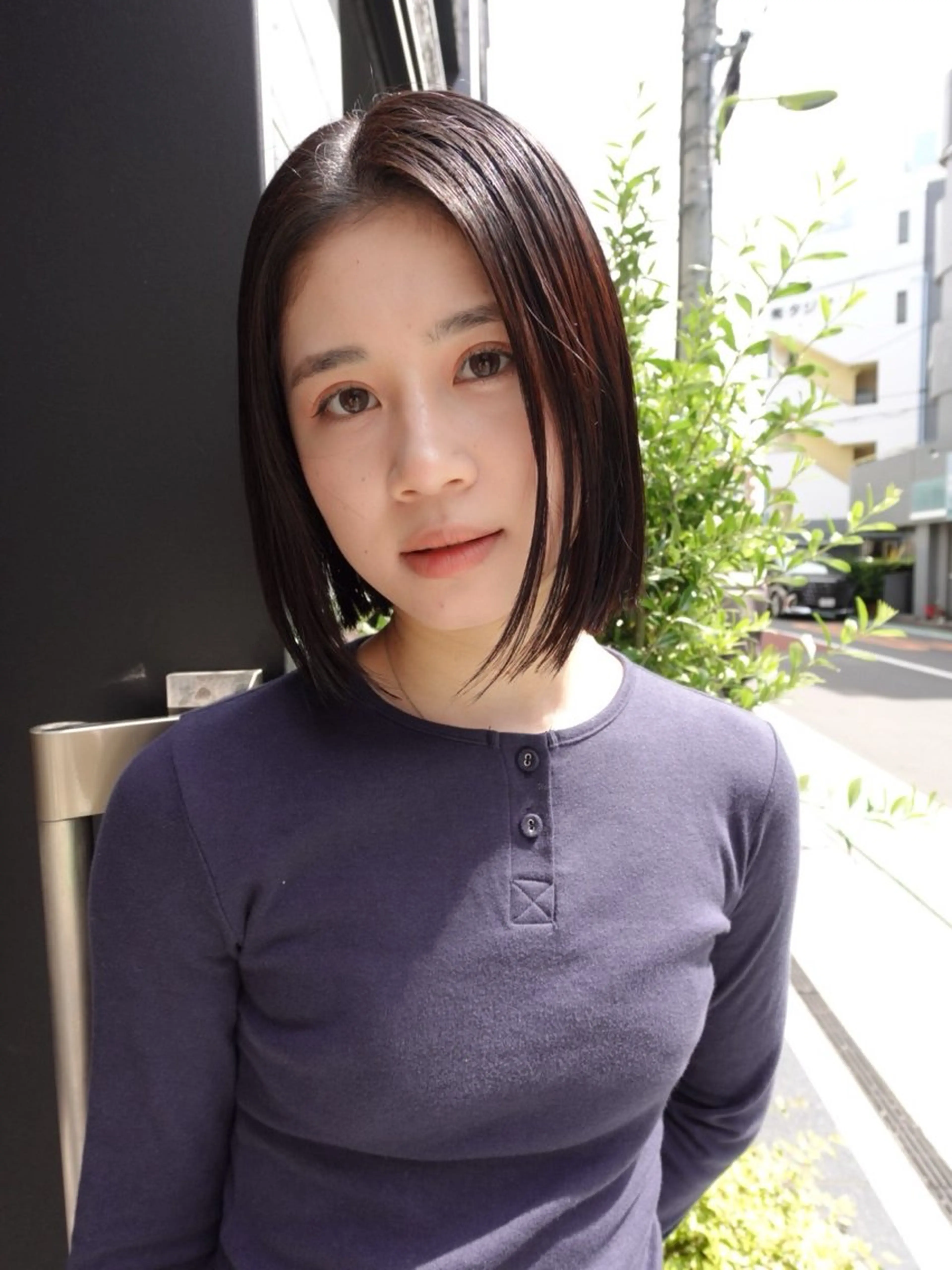 ショート カラー パーマ ショートボブ アディクシーカラー ブリーチ ケアブリーチ デザインカラー ヘアカラー CEINE PATHのヘアスタイル