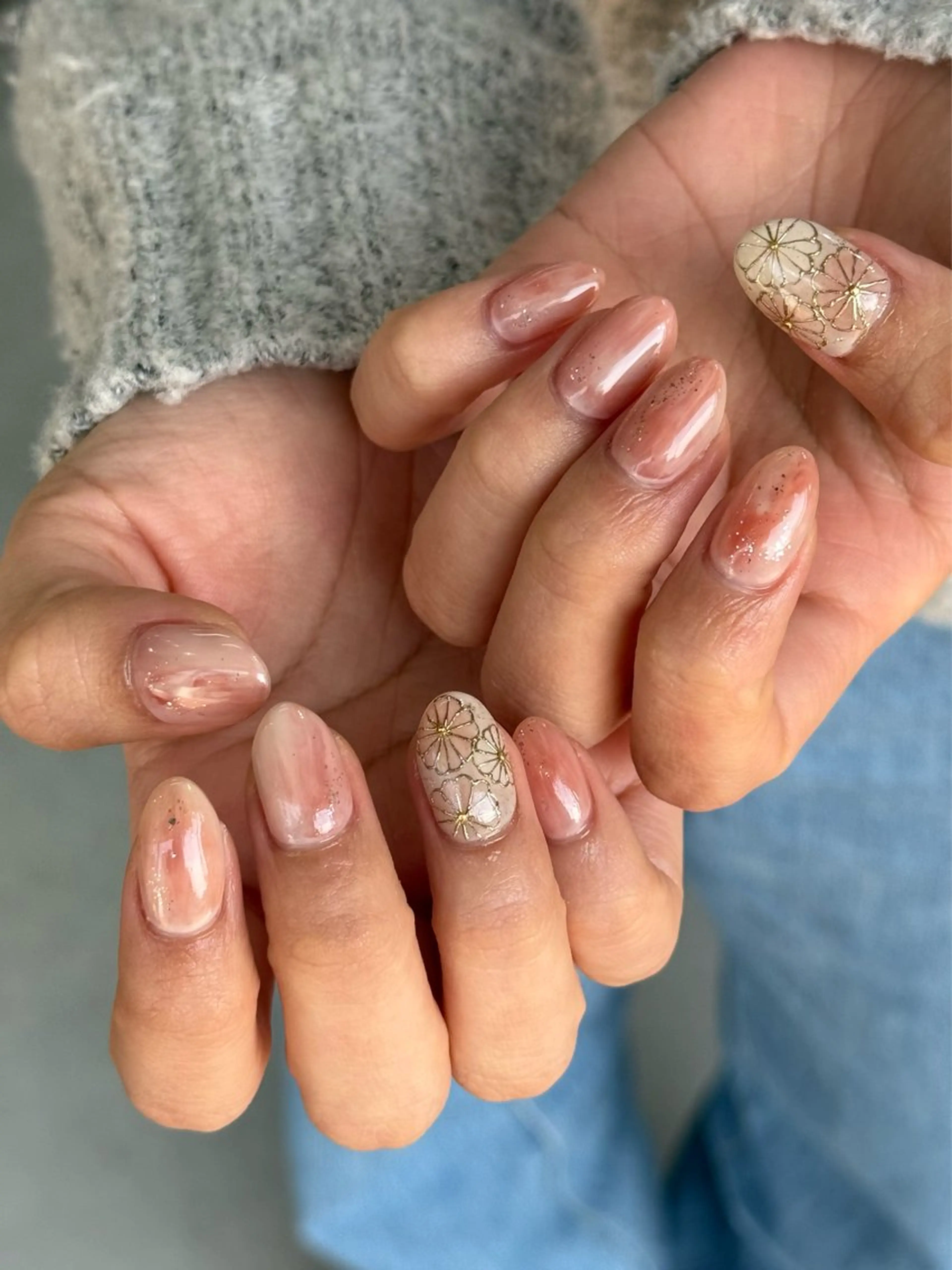 ネイル ハンドネイル MISATO ネイリスト福岡/薬院のネイルデザイン