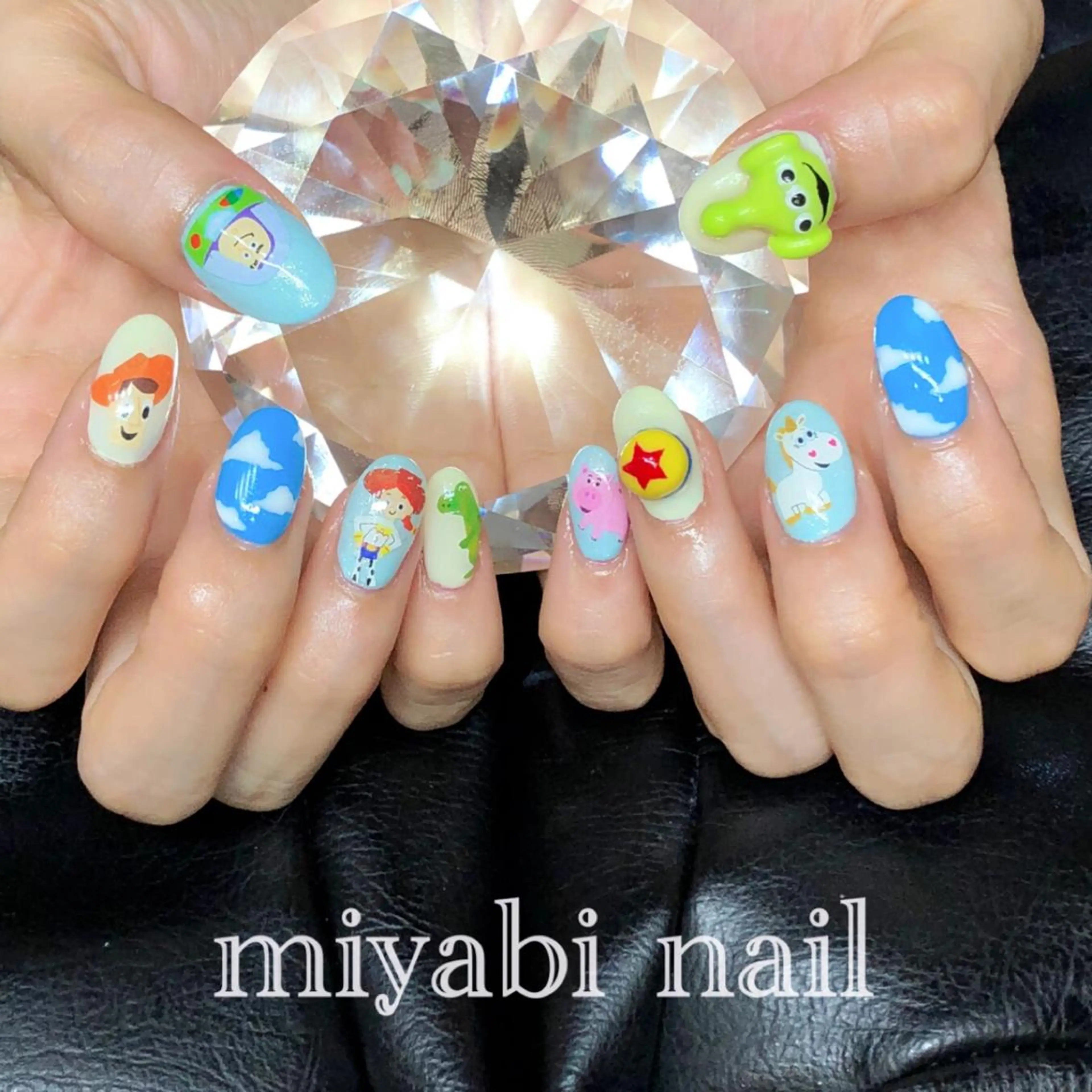 ネイル アートネイル ジェルネイル 持ち込み miyabi nail 桂川駅近くのネイルデザイン