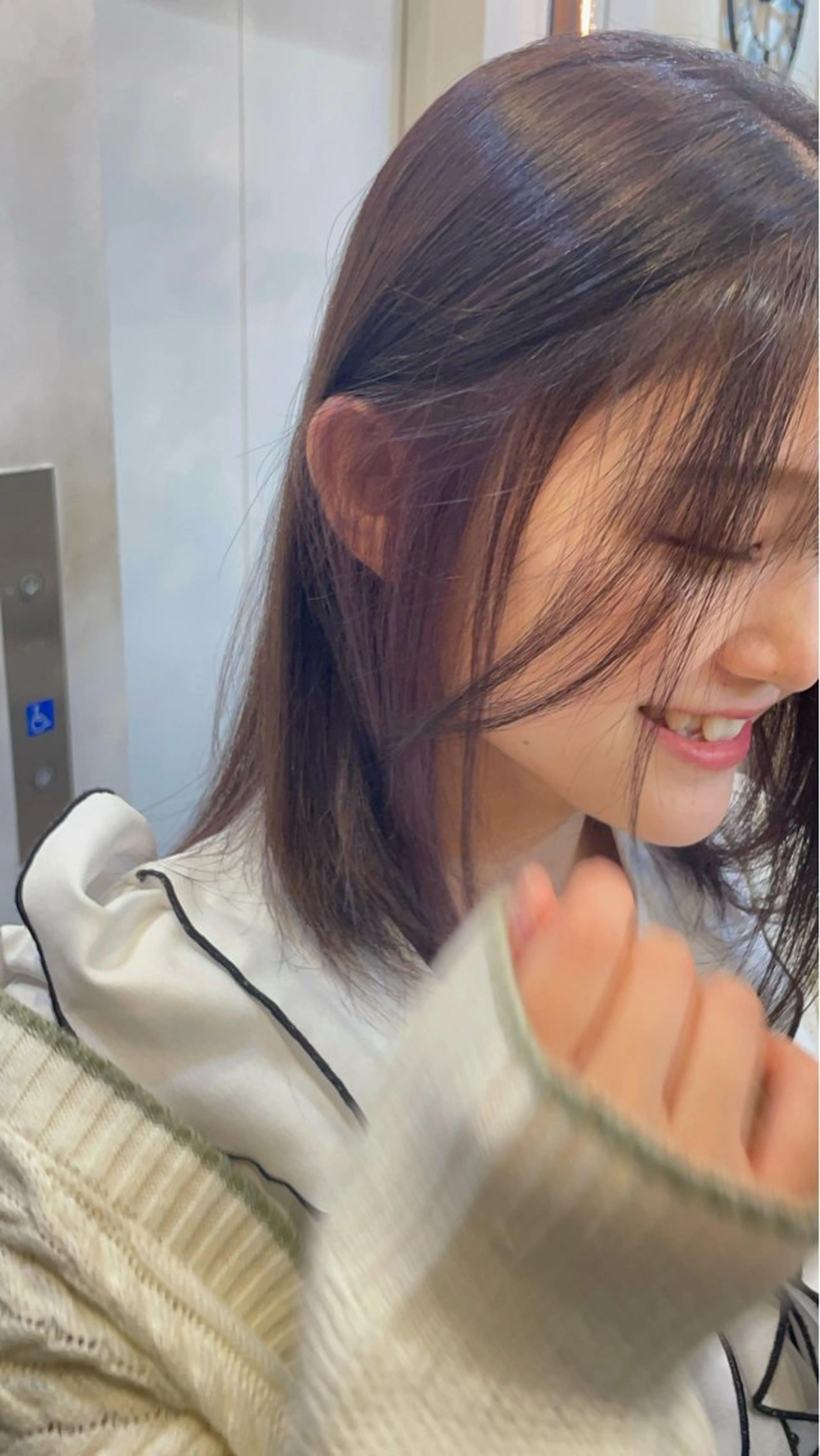 ミディアム 似合わせカット‪// 鶴我万唯華のヘアスタイル