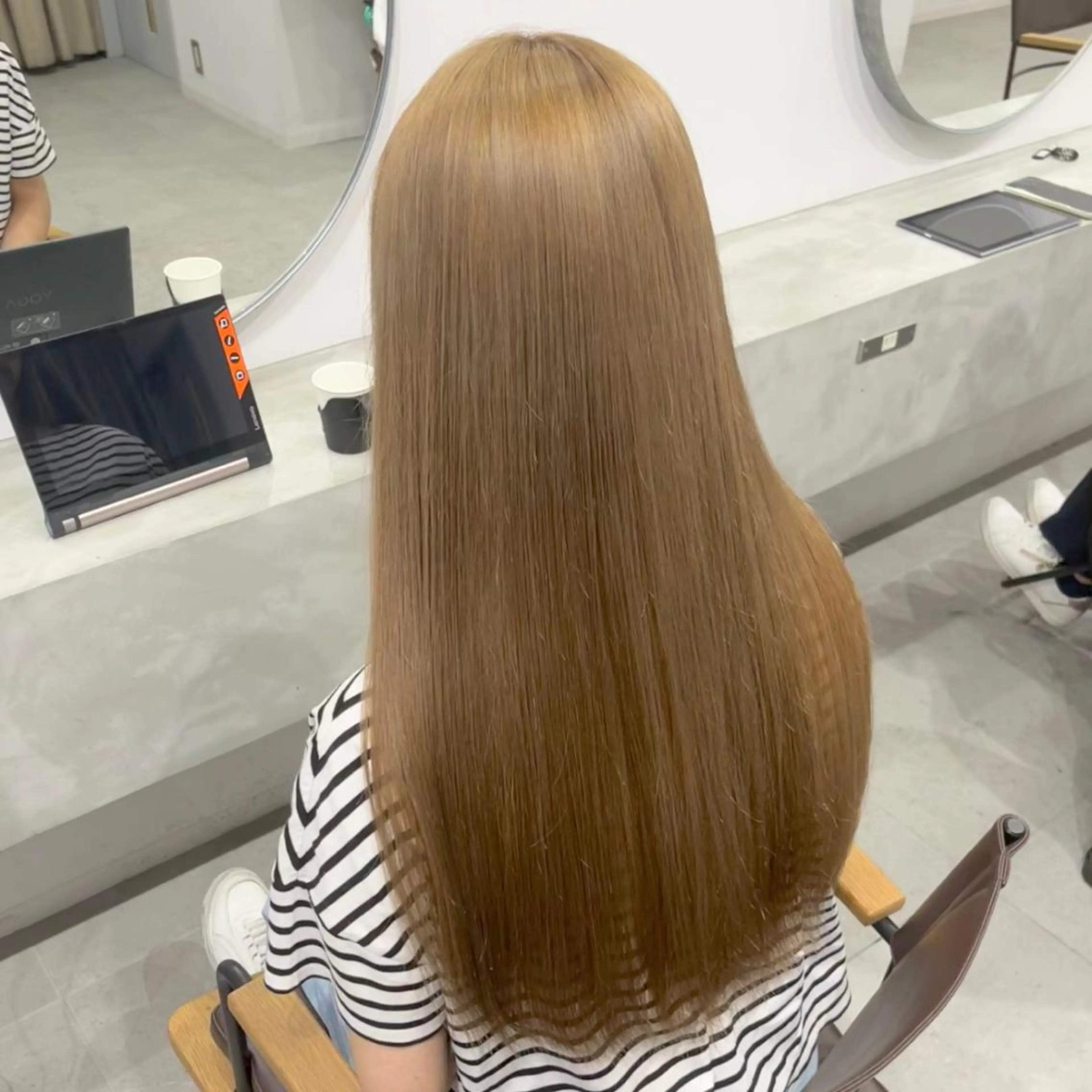 ロング カラー emma所属・RINA 韓国ヘア/半個室のヘアスタイル