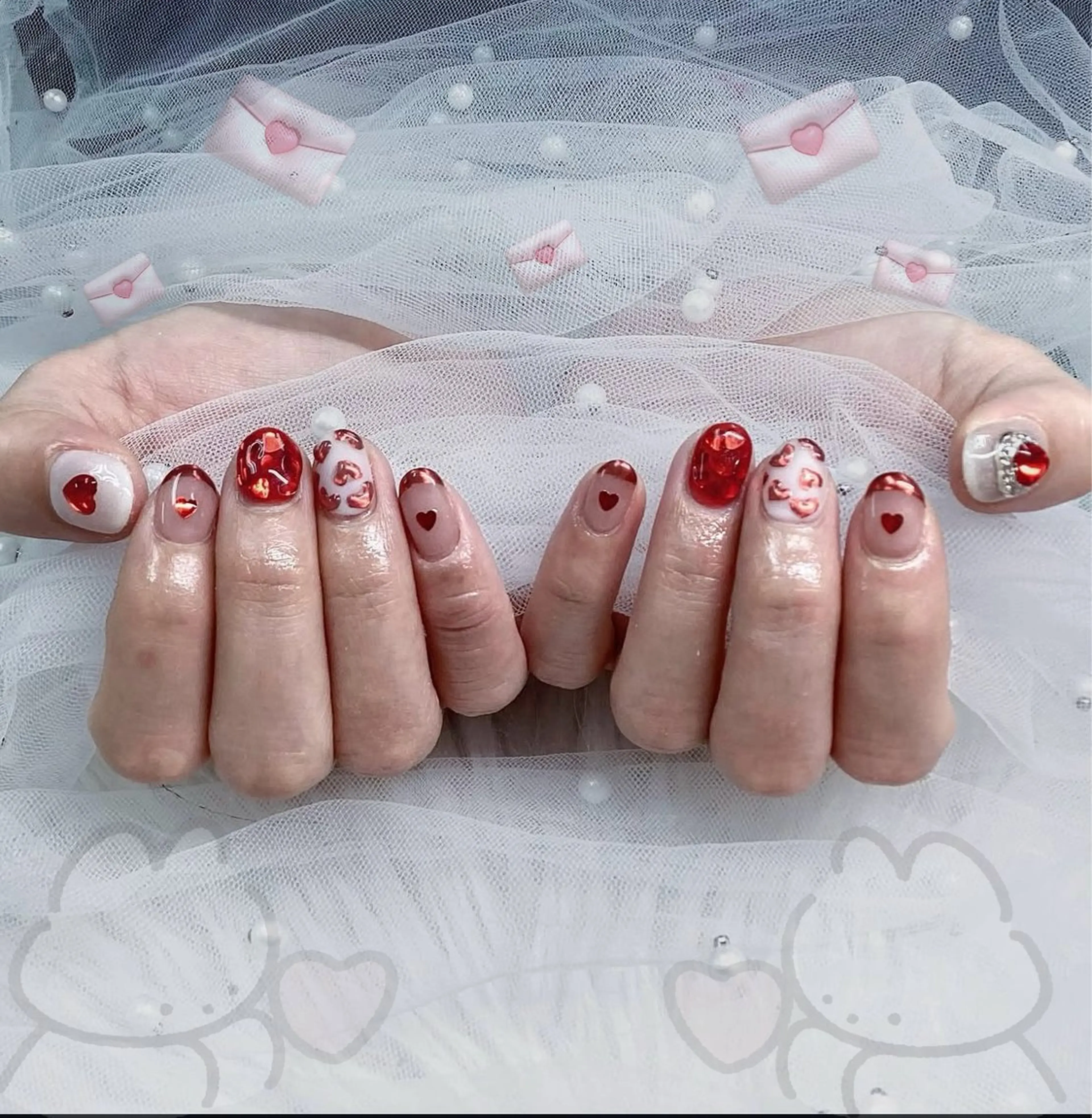 ネイル Yudia🩵 Yuiのネイルデザイン