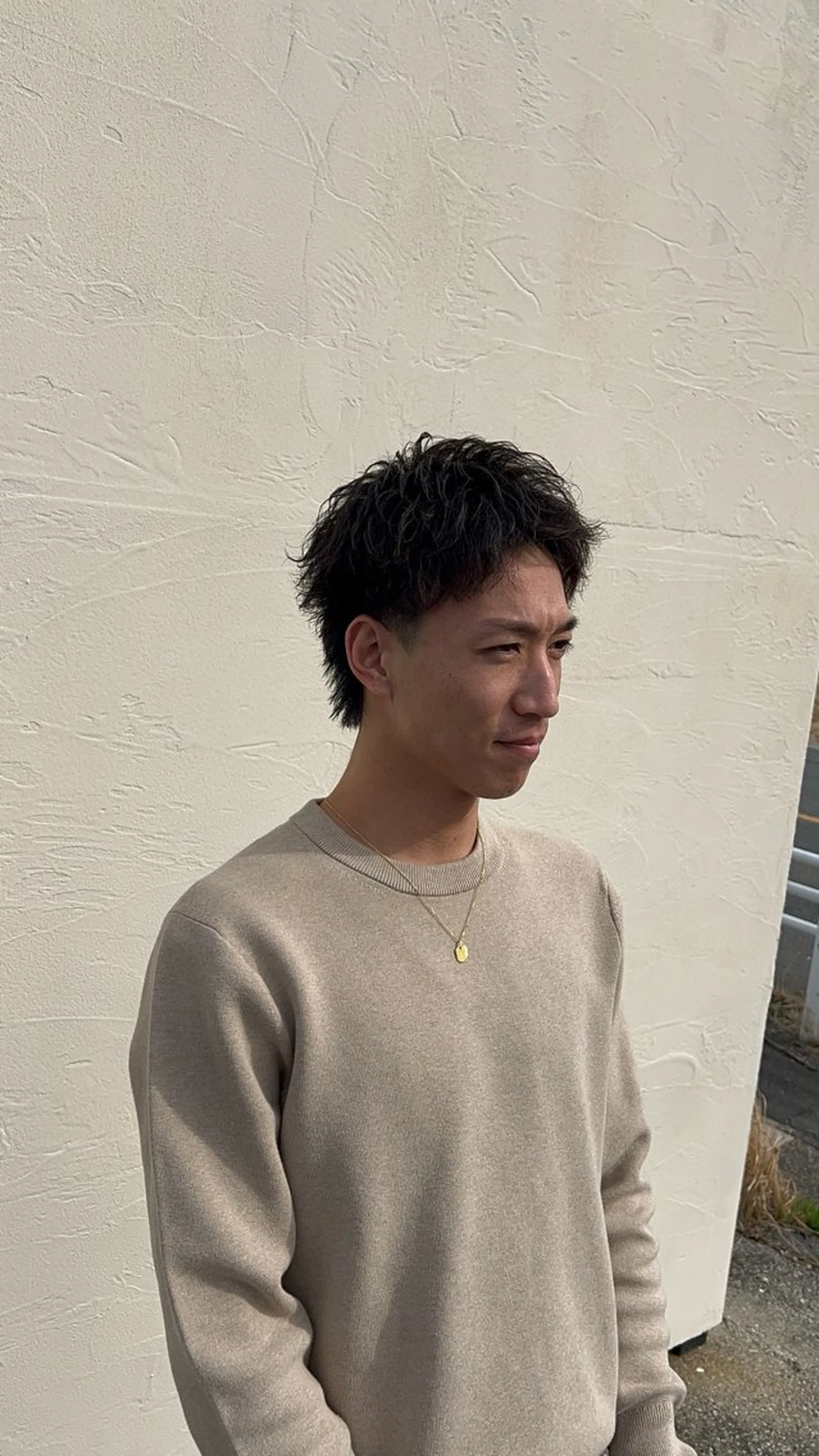 パーマ メンズ スパイキーショート カット パーマ 一宮/稲沢/あま市 /小林好裕のヘアスタイル