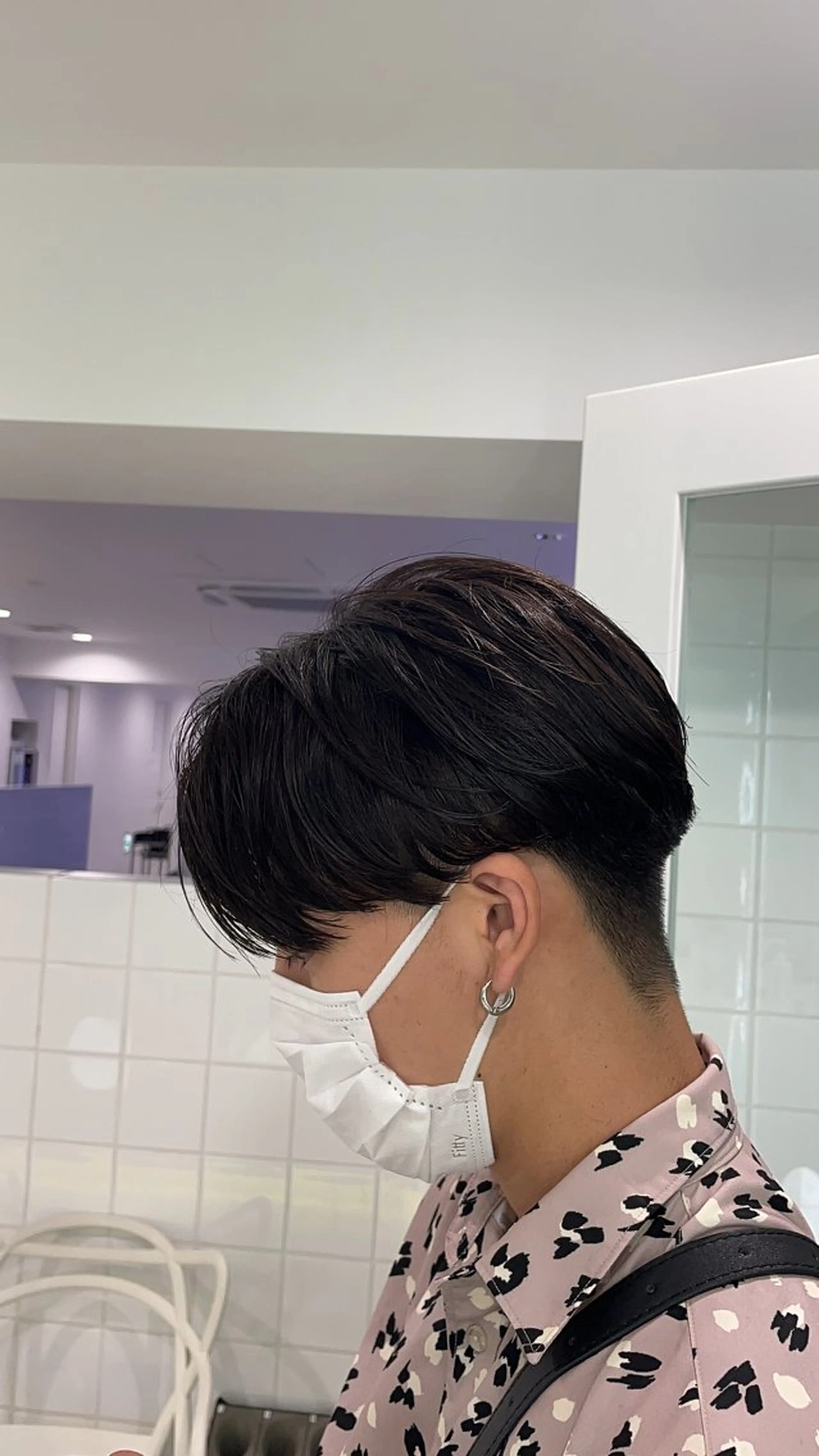 セミロング パーマ ヘアアレンジ メンズ メンズパーマ セミロングパーマ ニュアンスパーマ カット パーマ トリートメント ヘッドスパ ヘアセット 艶カラー の達人のヘアスタイル