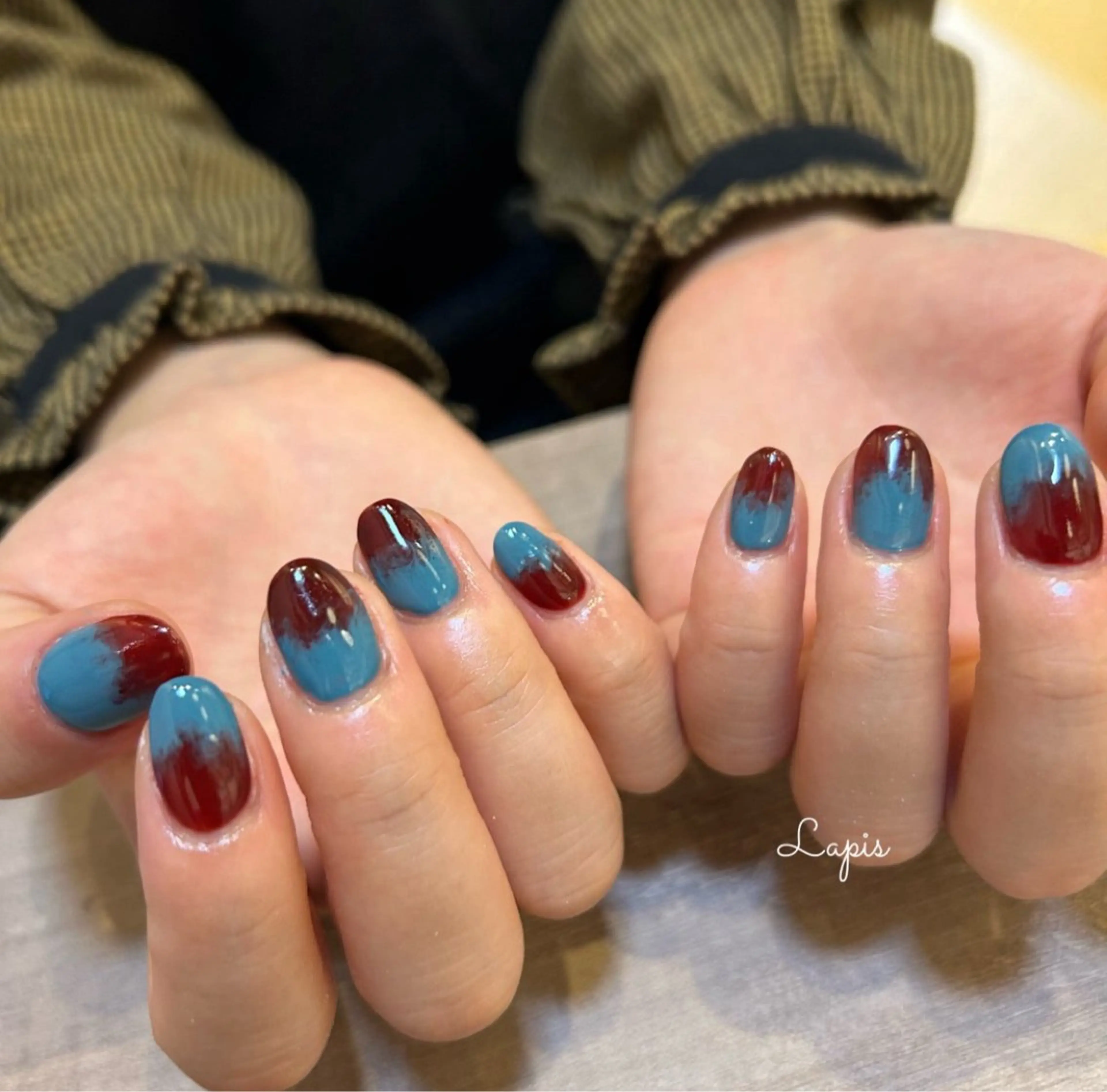 ネイル ハンドネイル Lapis *のネイルデザイン