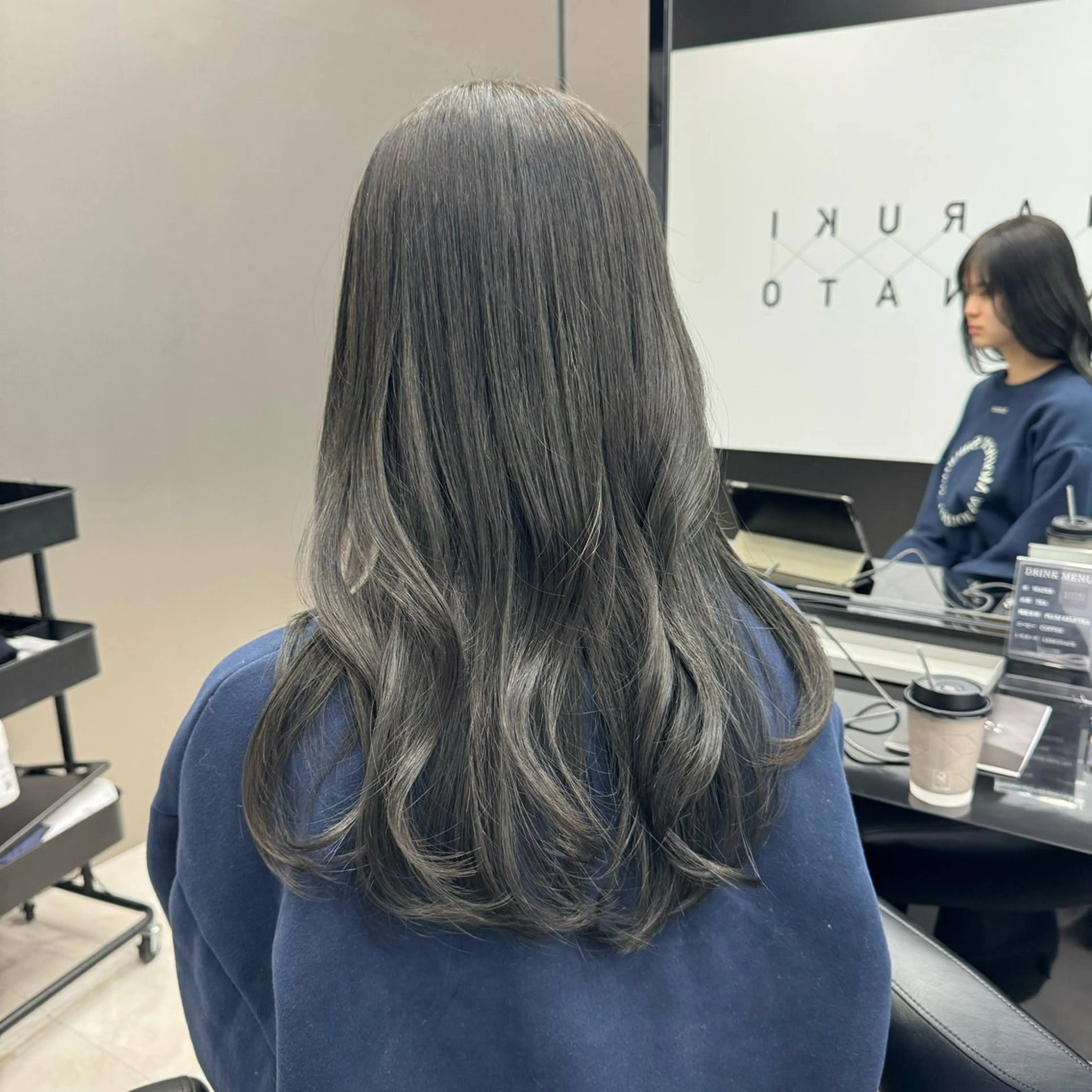 ロング ヘアカラー トリートメント HARUKI MINATO Japan SENDAI所属・🌈【透明感・韓国 ヘア】がっきー🌈のヘアスタイル