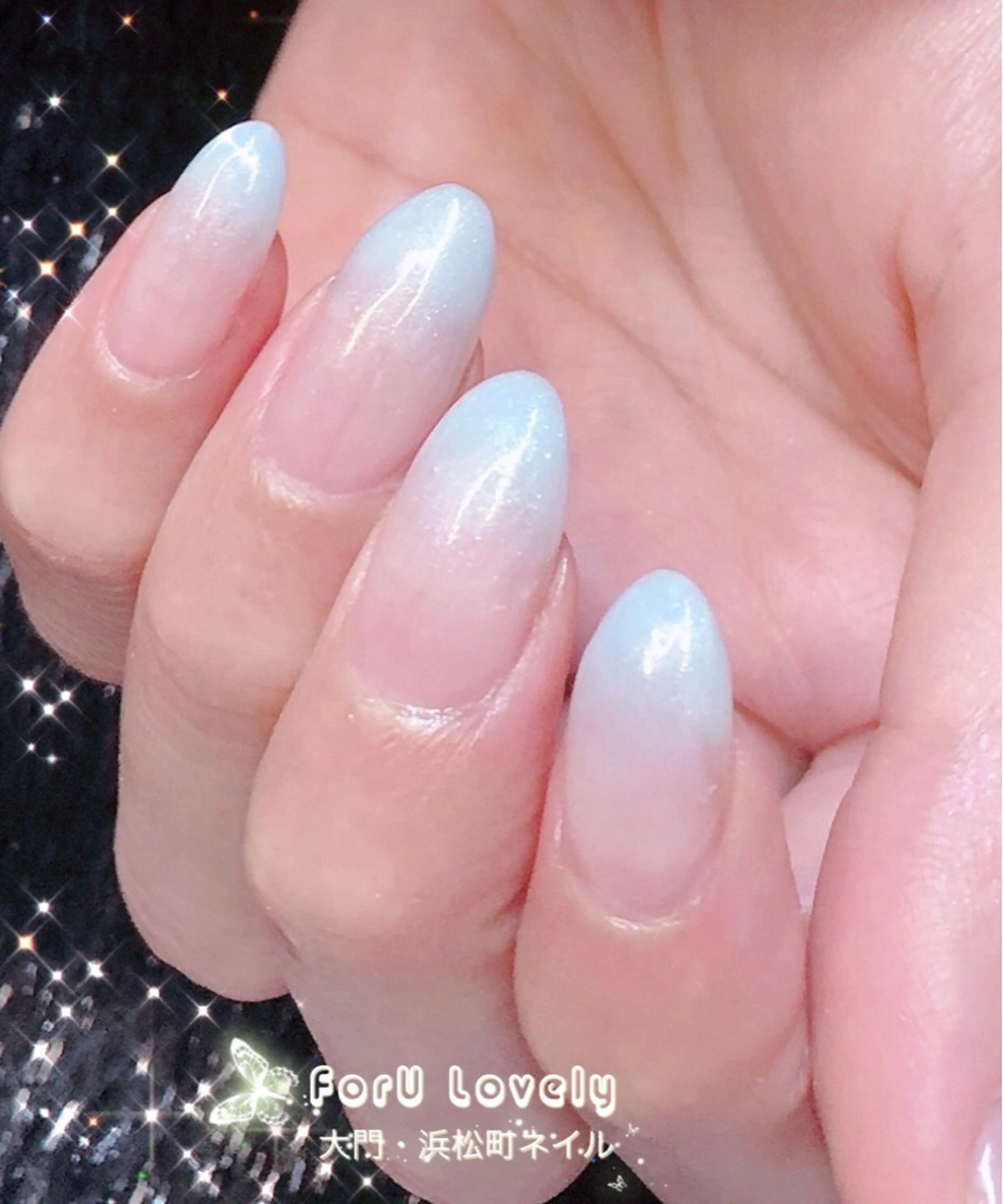 ネイル フットネイル ジェルネイル グラデーション ハート 韓国ネイル 大門浜松町 ネイルのネイルデザイン
