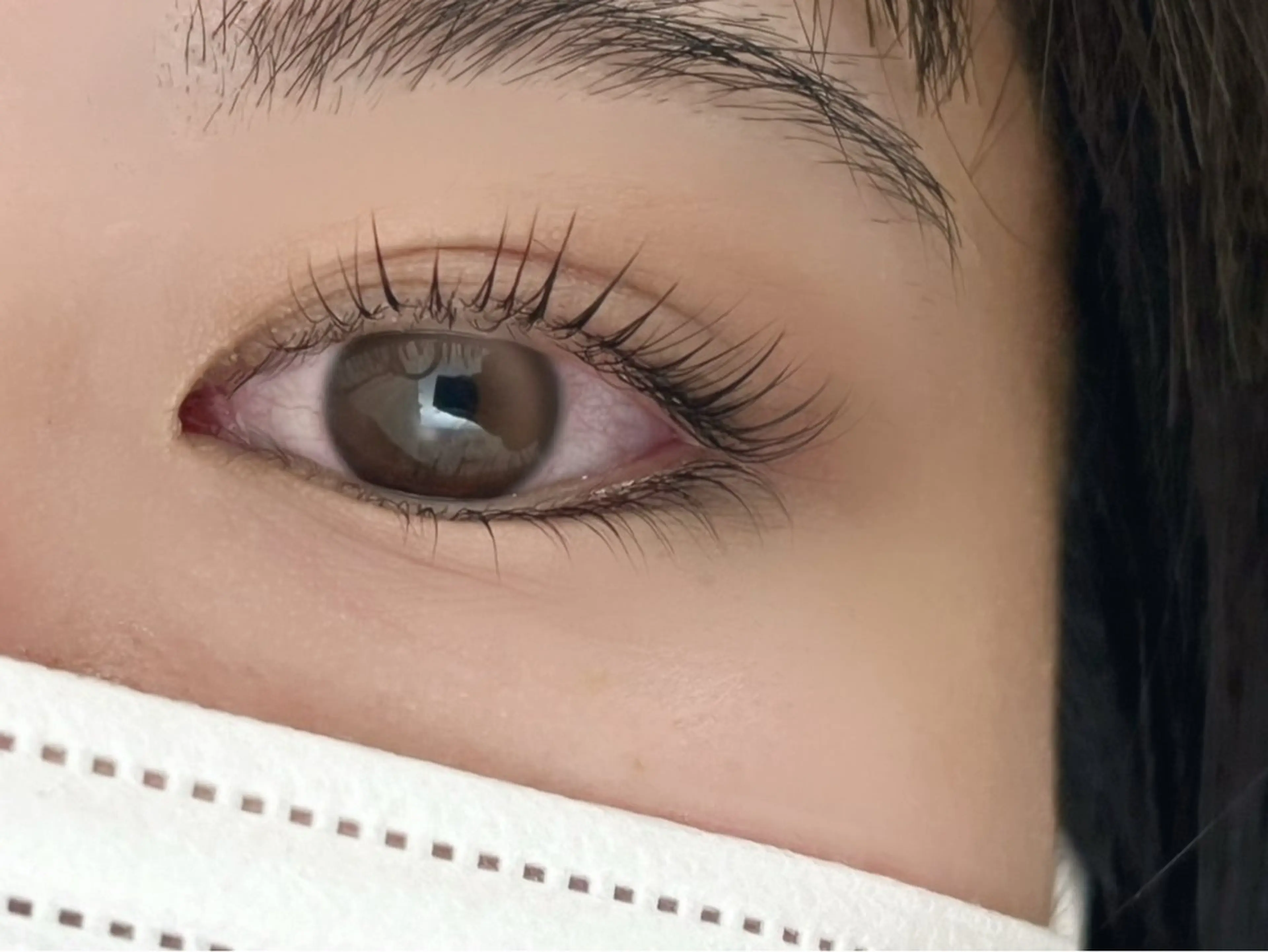 上下まつ毛パーマの写真