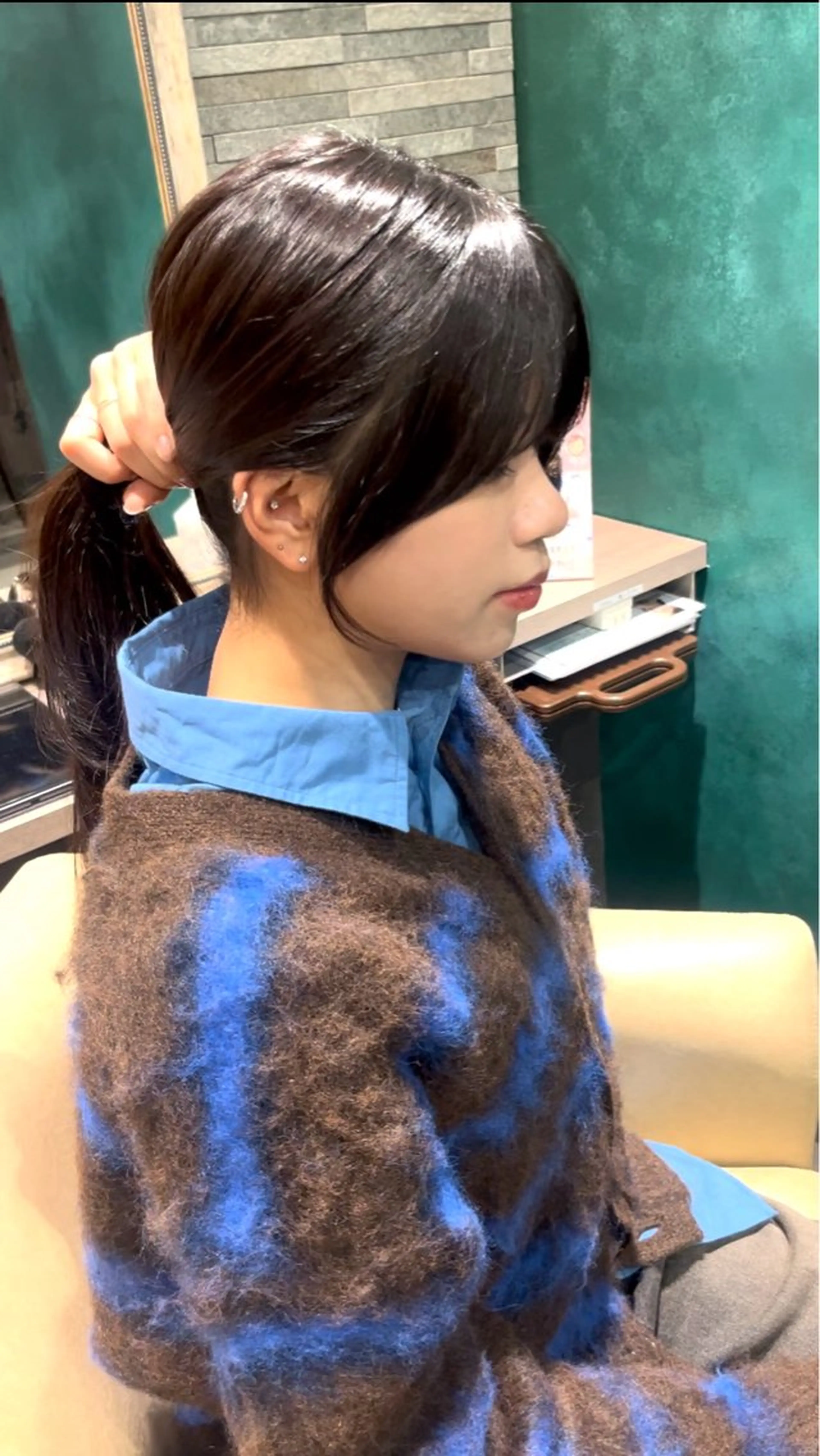 先着1名様限定💁‍♀️【圧倒的垢抜け】髪質改善改善ストレート🫧＋顔周りカット🎀の写真