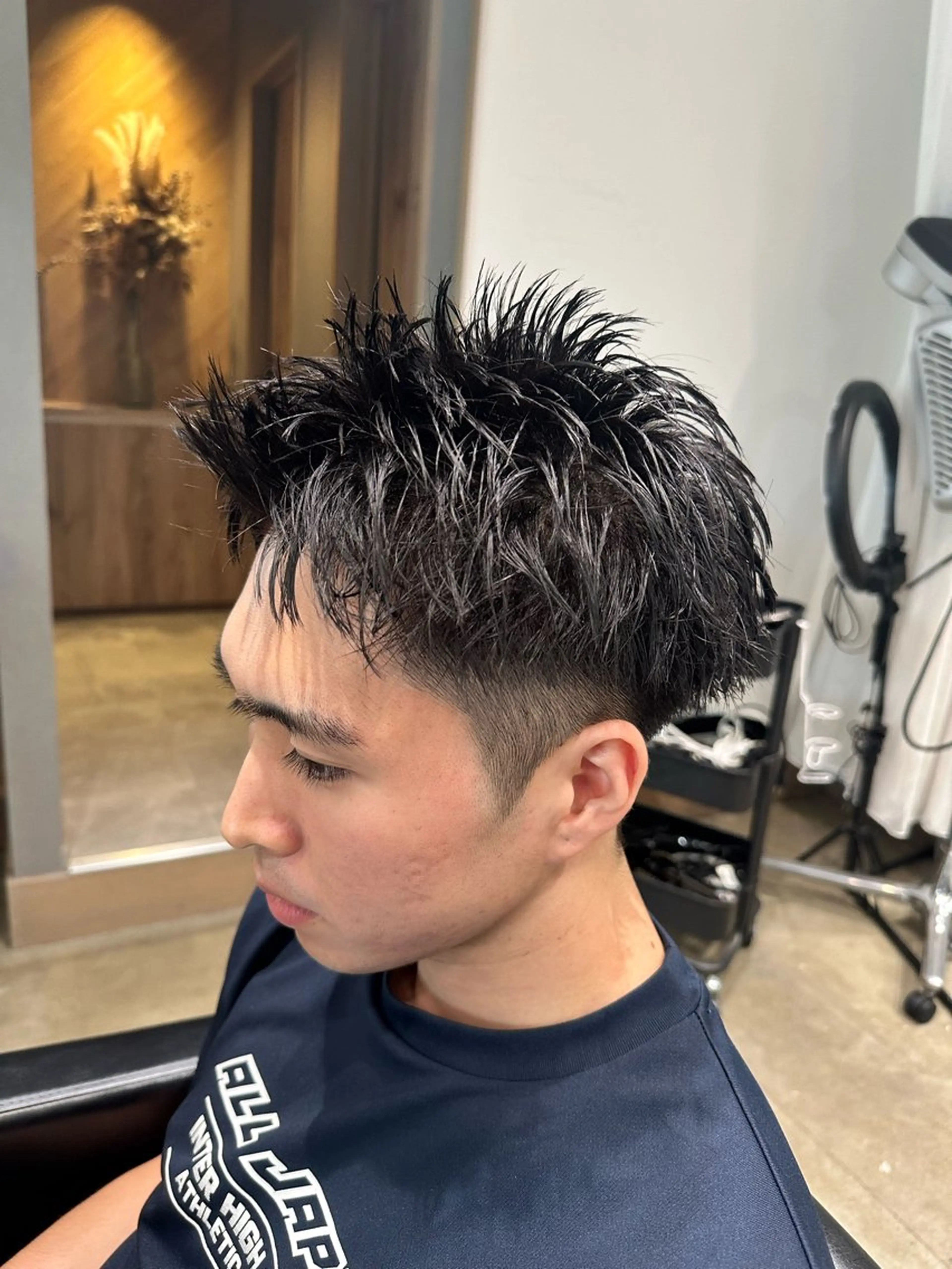 メンズ スパイキーショート 堀場 大生/ メンズ特化/野々市のヘアスタイル